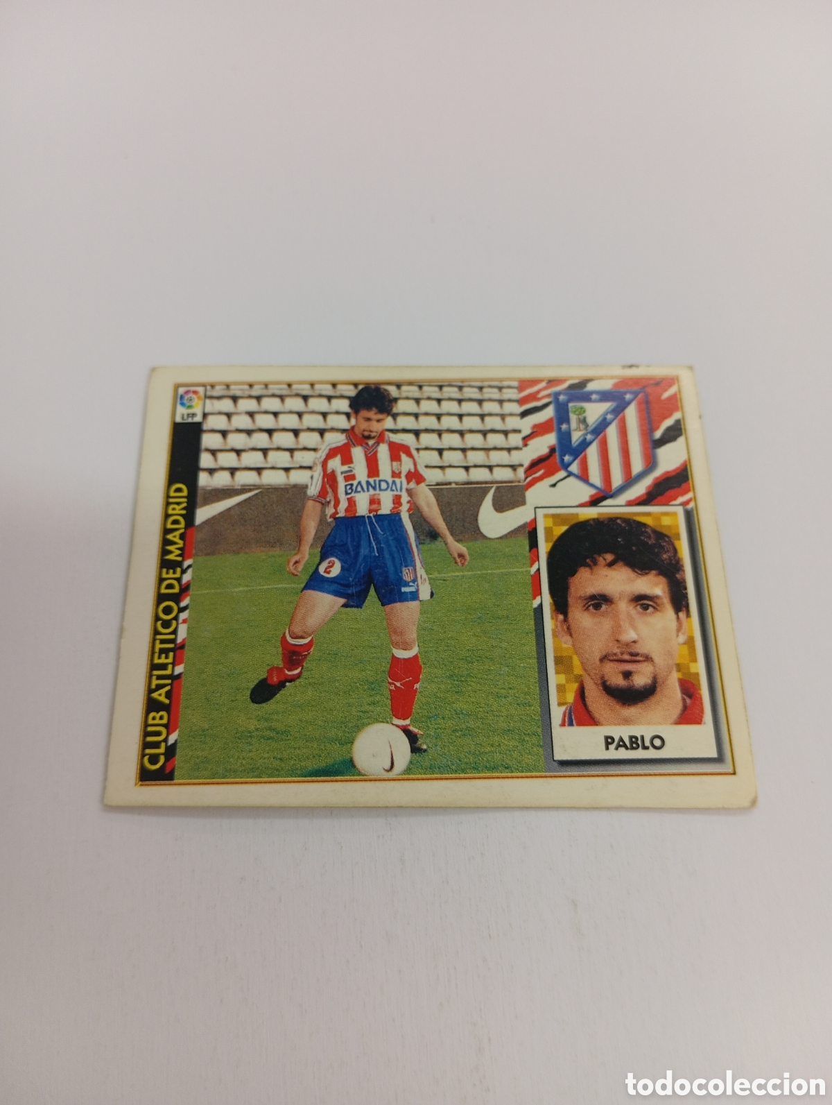 Cromos de F&uacute;tbol: PABLO BAJA Atl&eacute;tico de Madrid Liga Este 1997 1998 NUEVO SIN PEGAR 97 98