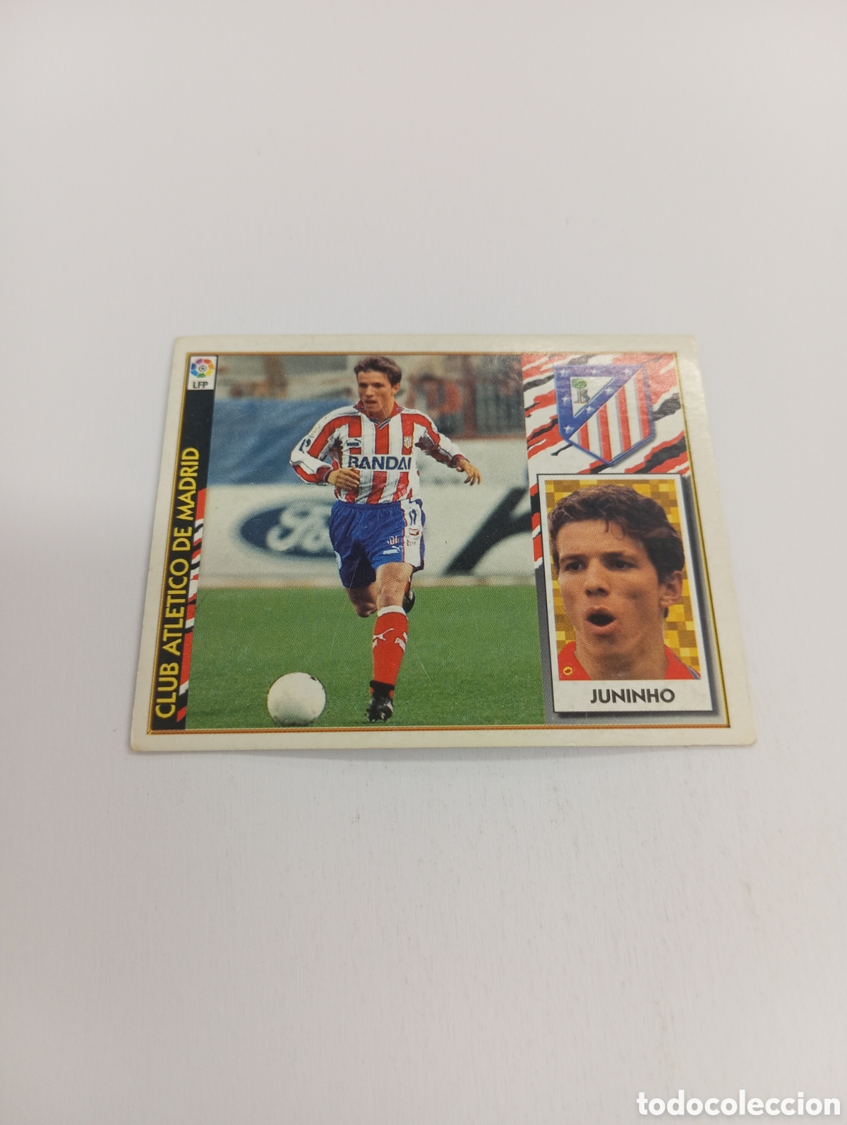 Cromos de F&uacute;tbol: JUNINHO COLOCA Atl&eacute;tico de Madrid Liga Este 1997 1998 NUEVO SIN PEGAR 97 98