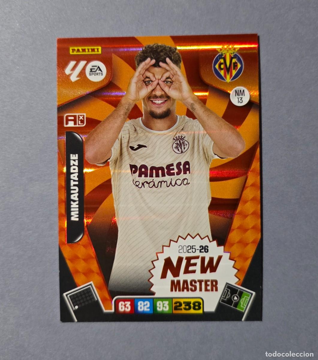 Cromos de F&uacute;tbol: NM 13 MIKAUTADZE (NEW MASTER) - VILLARREAL - ADRENALYN XL 2025-26 - 25/26 (NUEVO)