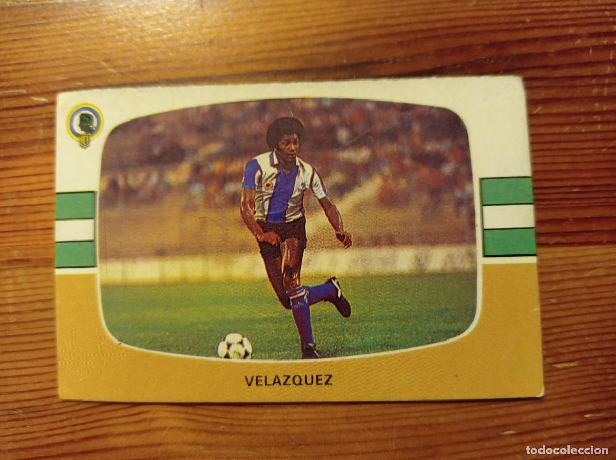 Cromos de F&uacute;tbol: Velazquez fichaje 34B Cromos Cano f&uacute;tbol 1984 1985 84 85. Nunca pegado.