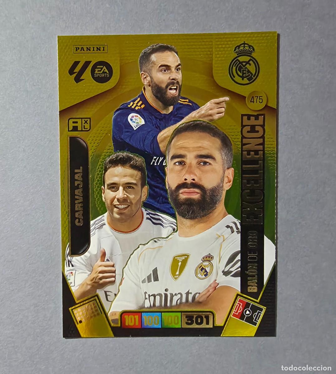 Cromos de F&uacute;tbol: 475 CARVAJAL (BAL&Oacute;N DE ORO EXCELLENCE) - REAL MADRID - ADRENALYN XL 2025-26 - 25/26 (NUEVO)