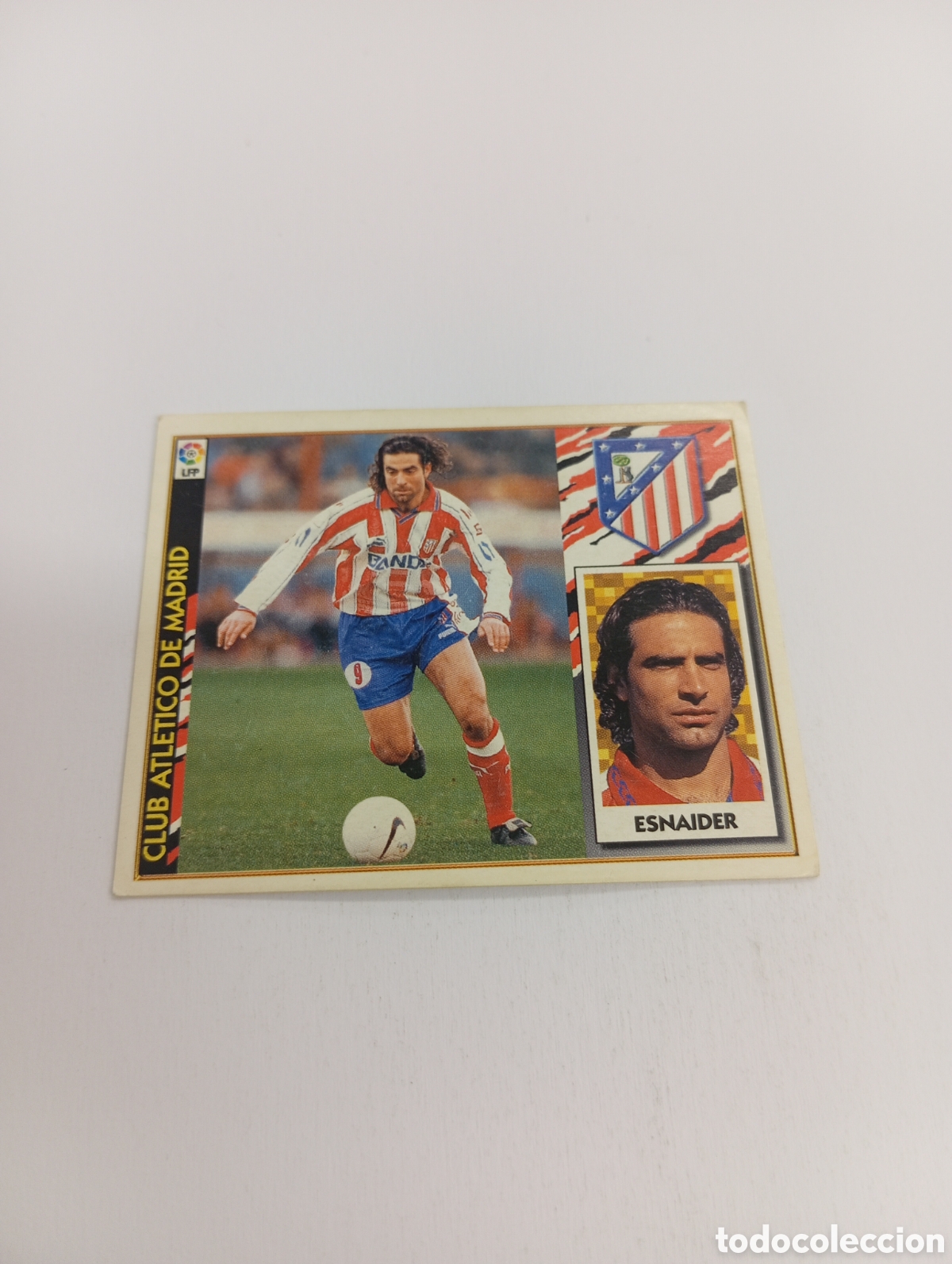 Cromos de F&uacute;tbol: ESNAIDER BAJA Atl&eacute;tico de Madrid Liga Este 1997 1998 NUEVO SIN PEGAR 97 98