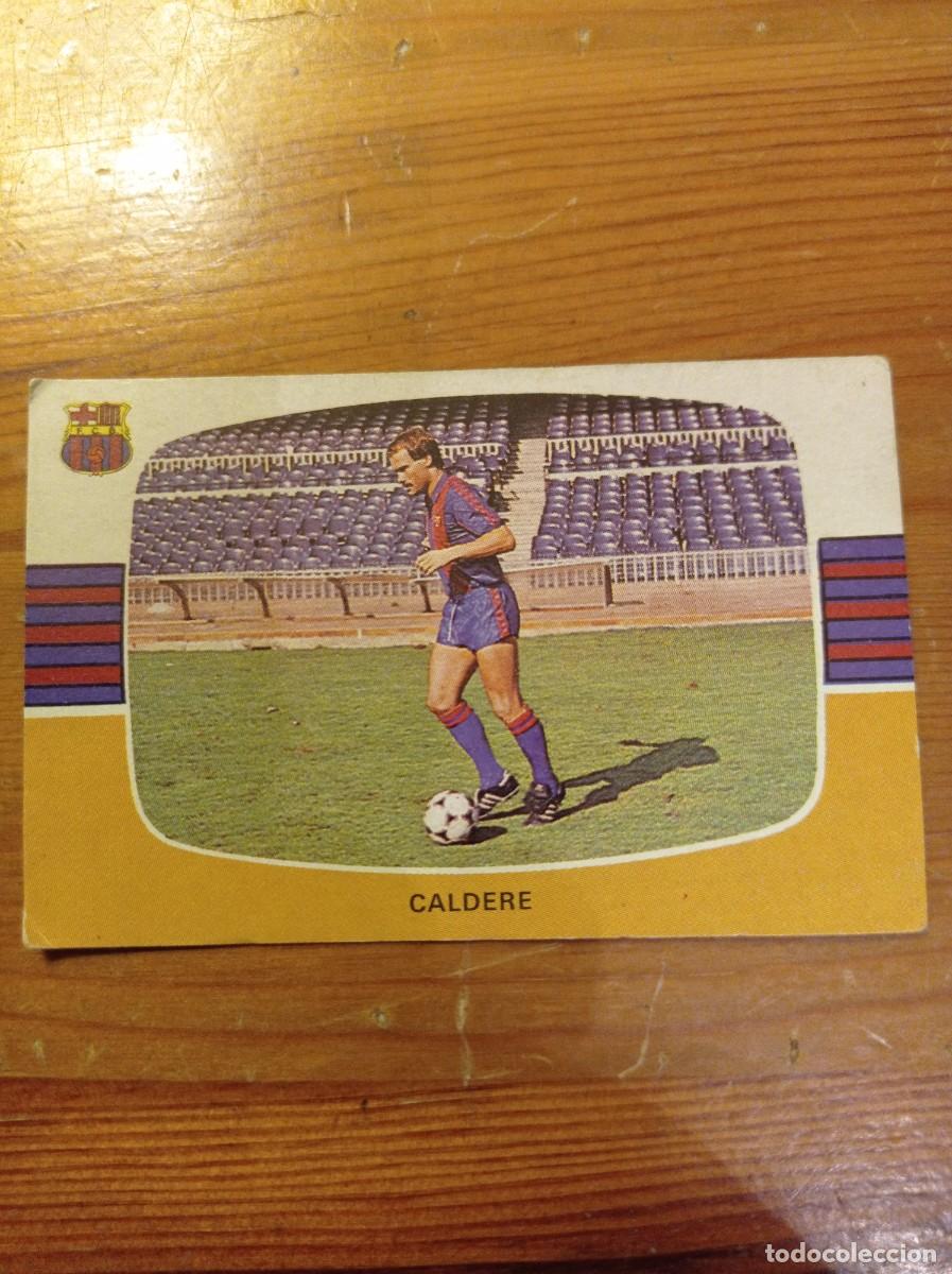 Cromos de F&uacute;tbol: Caldere fichaje 1B Cromos Cano f&uacute;tbol 1984 1985 84 85. Nunca pegado.
