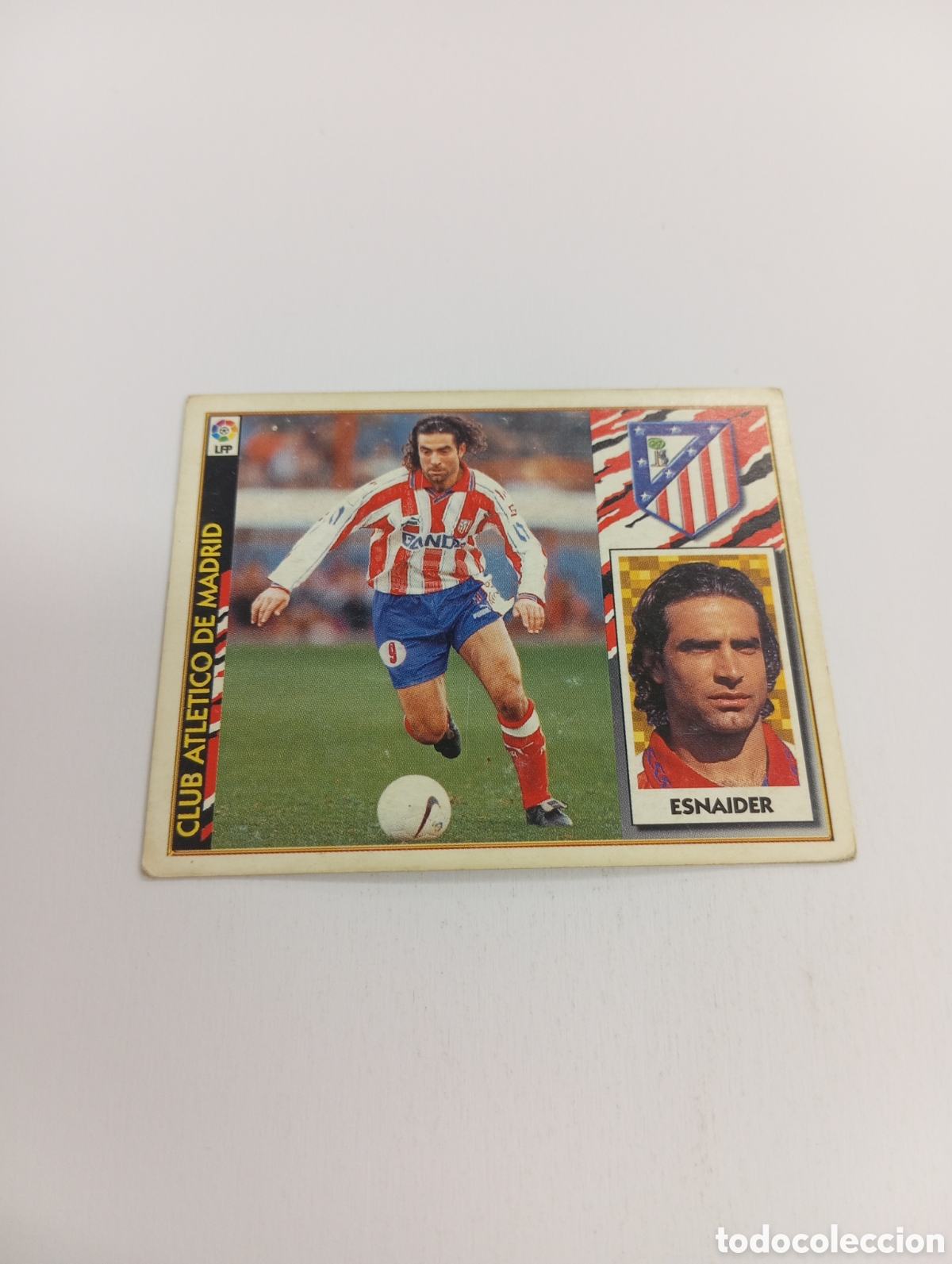 Cromos de F&uacute;tbol: ESNAIDER BAJA Atl&eacute;tico de Madrid Liga Este 1997 1998 NUEVO SIN PEGAR 97 98