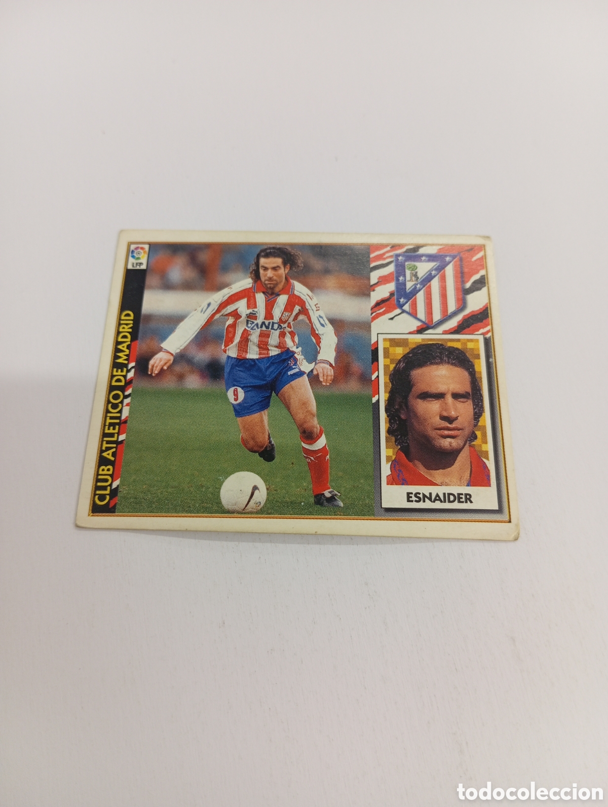 Cromos de F&uacute;tbol: ESNAIDER BAJA Atl&eacute;tico de Madrid Liga Este 1997 1998 NUEVO SIN PEGAR 97 98
