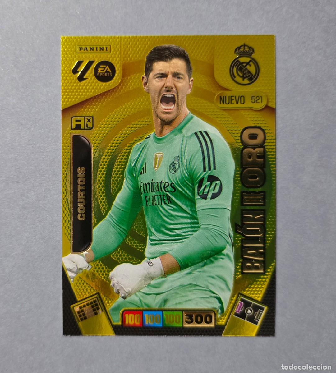 Cromos de F&uacute;tbol: 521 COURTOIS (NUEVO BAL&Oacute;N DE ORO) - REAL MADRID - ADRENALYN XL 2025-26 - 25/26 (NUEVO)