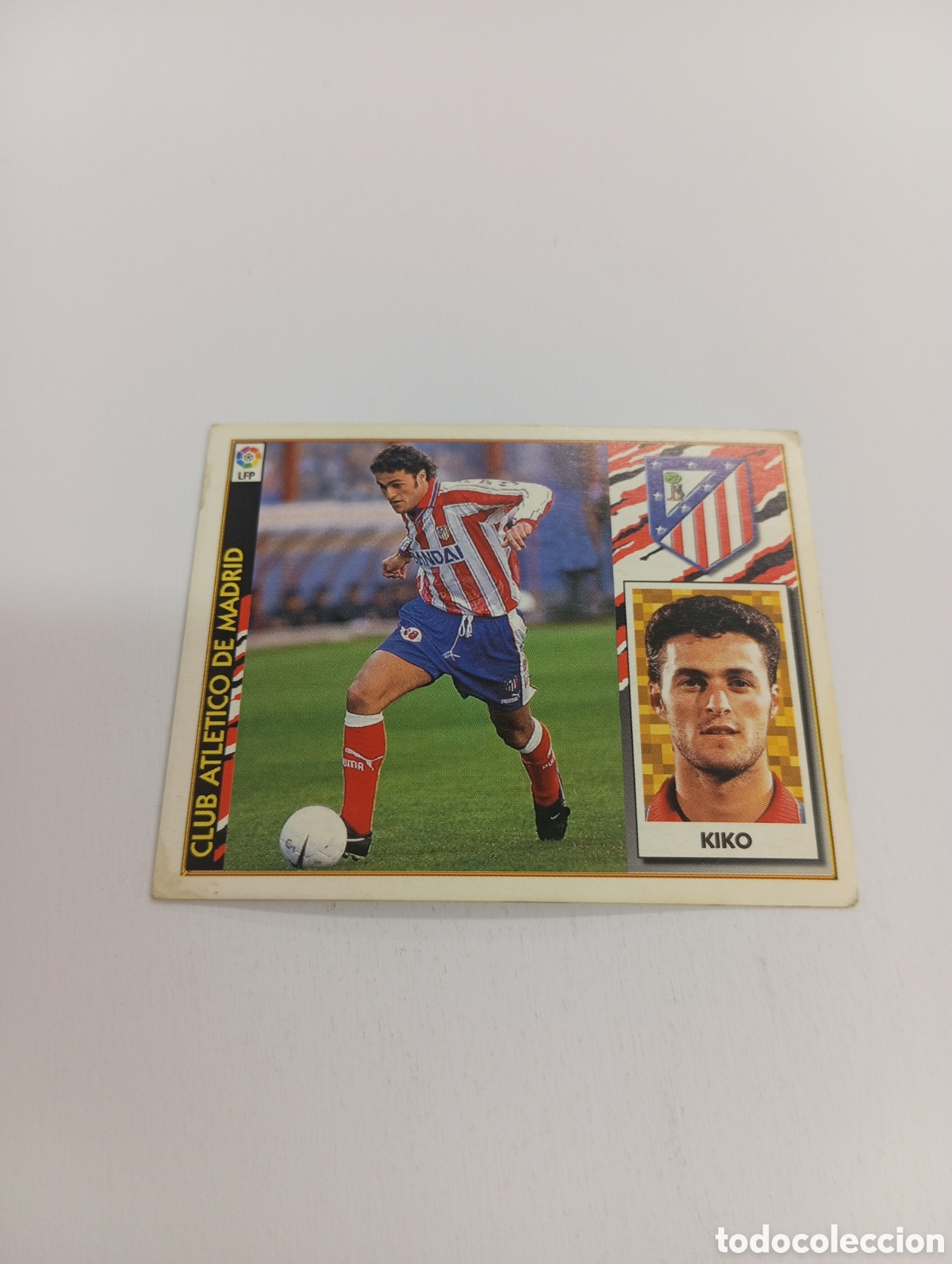 Cromos de F&uacute;tbol: KIKO Atl&eacute;tico de Madrid Liga Este 1997 1998 NUEVO SIN PEGAR 97 98