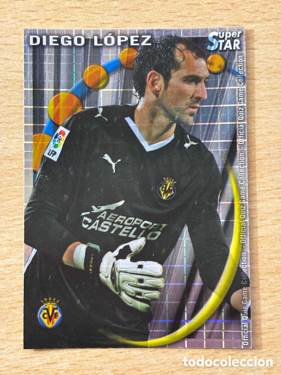 Cromos de F&uacute;tbol: # 185 Diego L&oacute;pez Villarreal CF Mundicromo 2011 Superstar cuadros