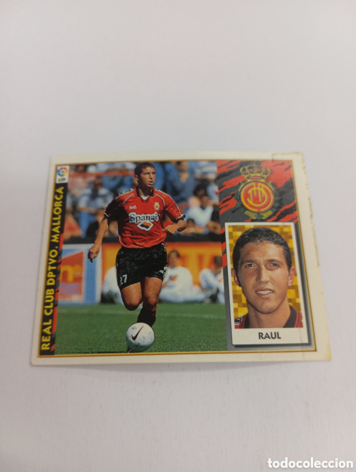 Cromos de F&uacute;tbol: RAUL BAJA Mallorca Liga Este 1997 1998 NUEVO SIN PEGAR 97 98