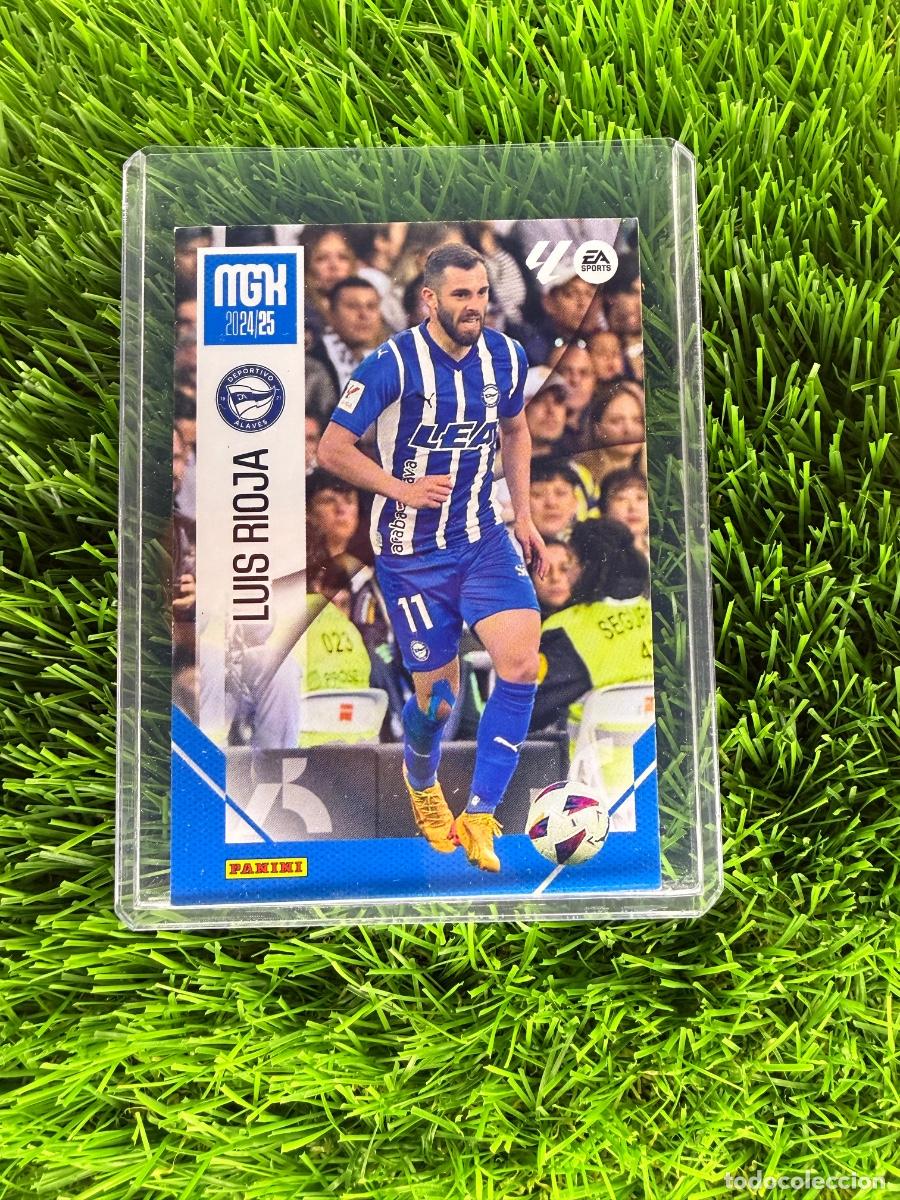 Cromos de F&uacute;tbol: N&ordm; 34 Luis Rioja D Alav&eacute;s Megacracks 24 25
