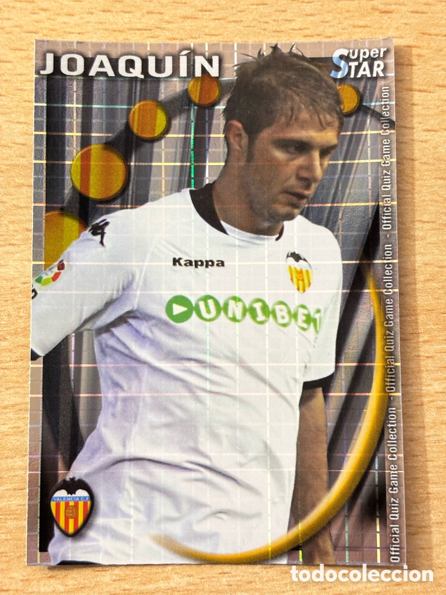 Cromos de F&uacute;tbol: # 081 Joaquin Valencia CF Mundicromo 2011 Superstar cuadros