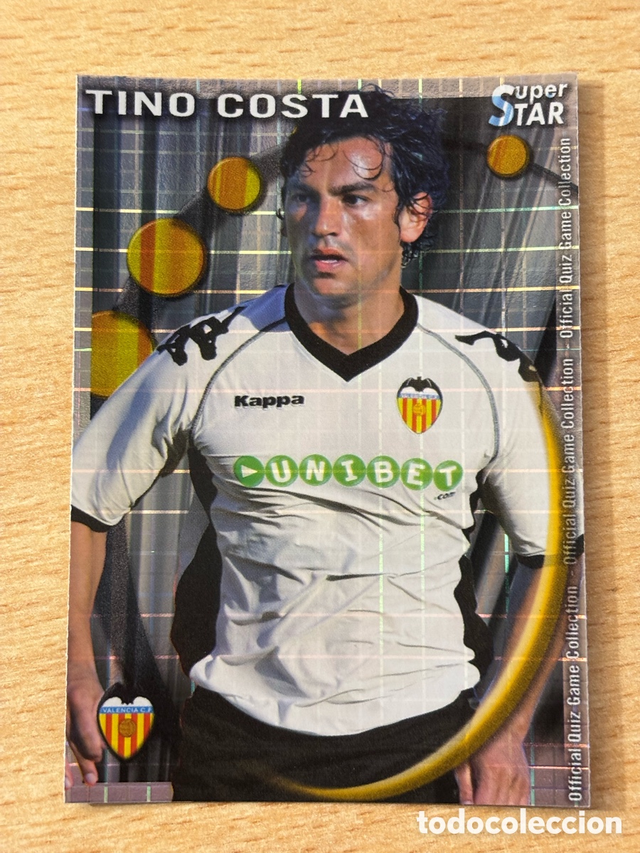 Cromos de F&uacute;tbol: # 079 Tino Costa Valencia CF Mundicromo 2011 Superstar cuadros