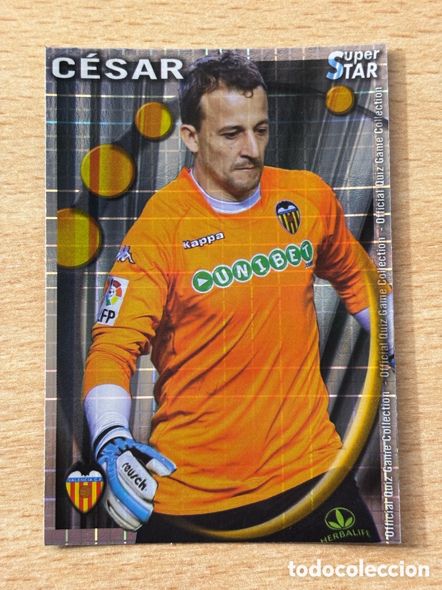 Cromos de F&uacute;tbol: # 077 Cesar Valencia CF Mundicromo 2011 Superstar cuadros