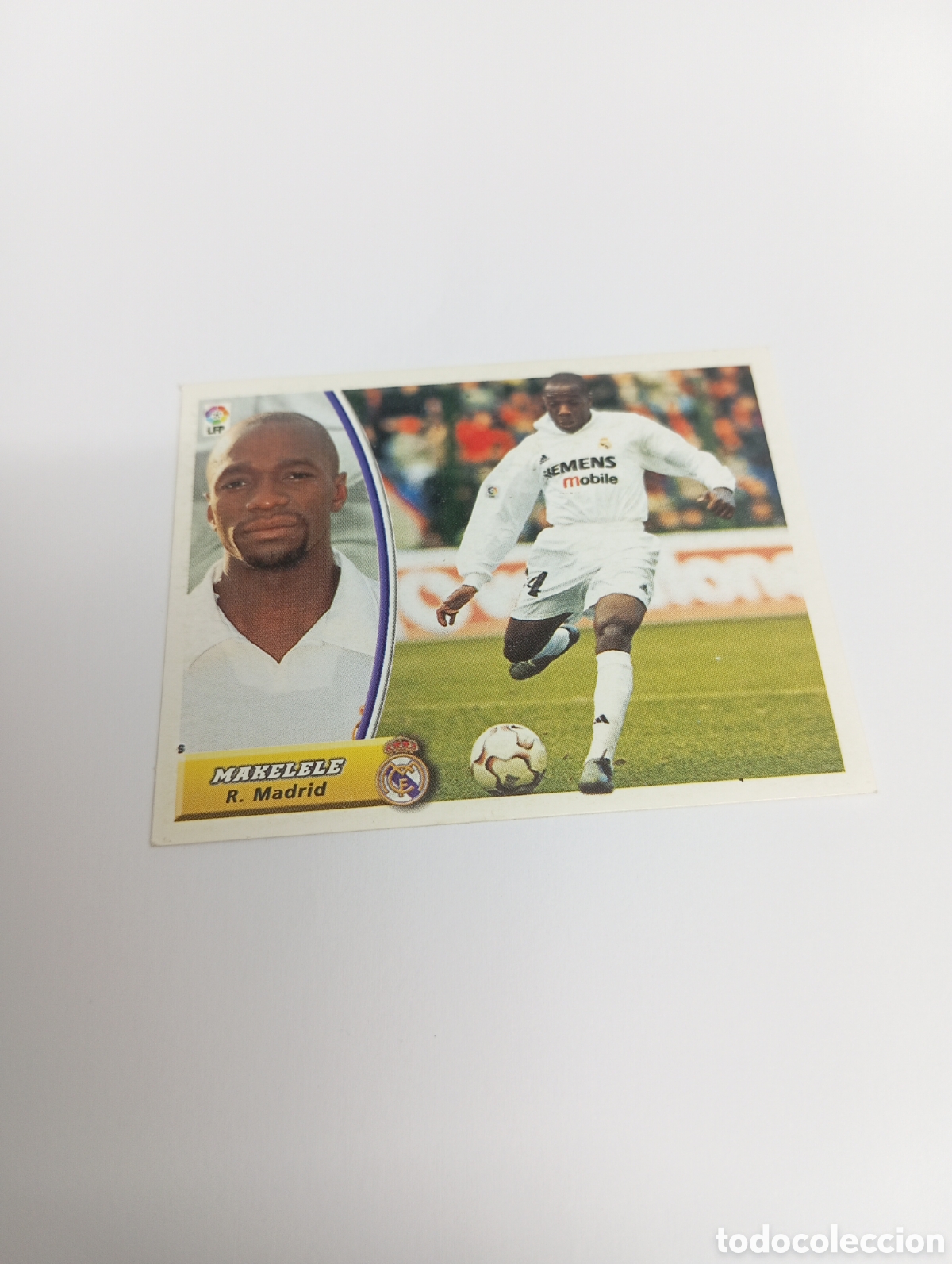 Cromos de F&uacute;tbol: MAKELELE BAJA Real Madrid LIGA ESTE 2003 2004 PANINI 03 04
