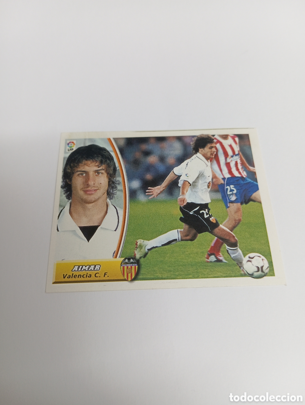 Cromos de F&uacute;tbol: AIMAR Valencia LIGA ESTE 2003 2004 PANINI 03 04