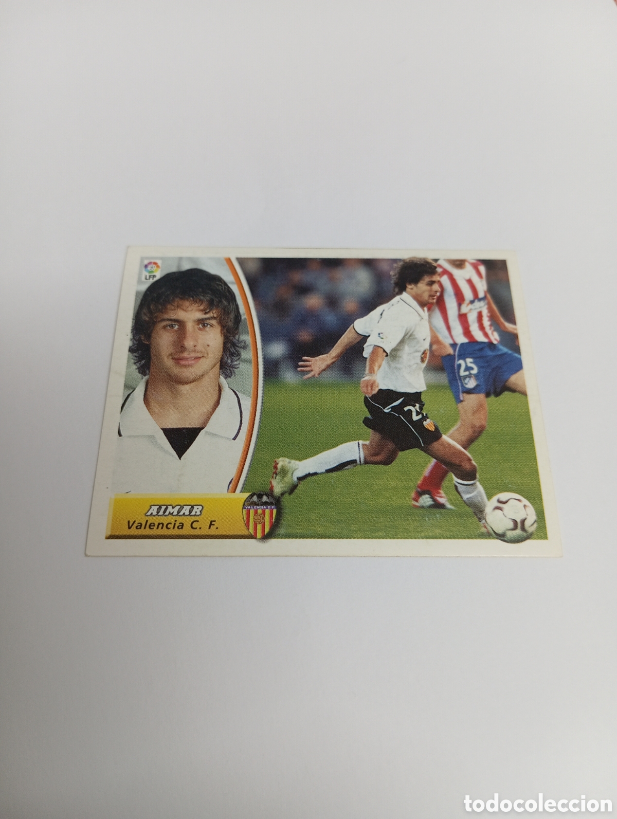 Cromos de F&uacute;tbol: AIMAR Valencia LIGA ESTE 2003 2004 PANINI 03 04