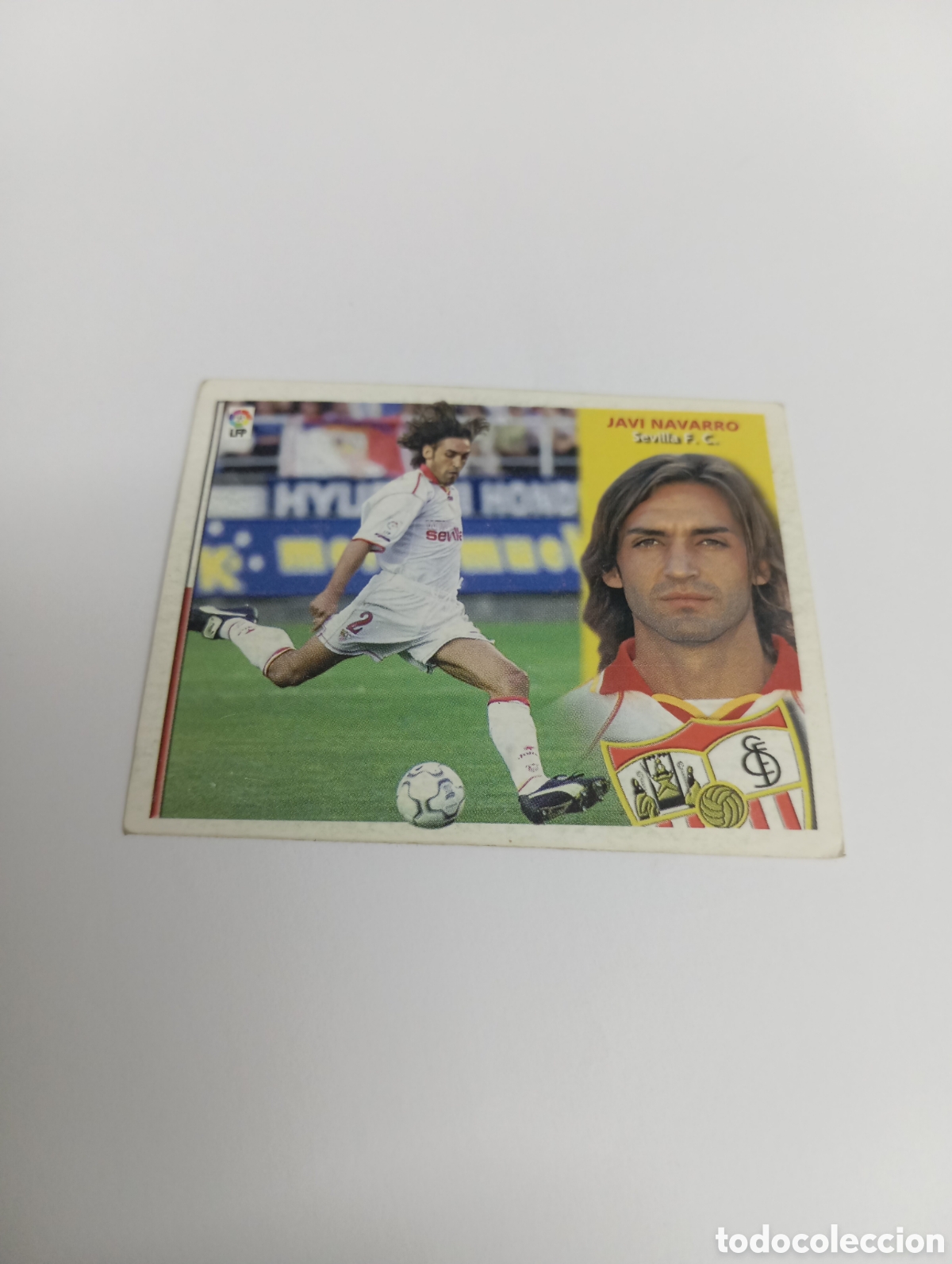 Cromos de F&uacute;tbol: JAVI NAVARRO Sevilla LIGA ESTE 2002 2003 PANINI 02 03