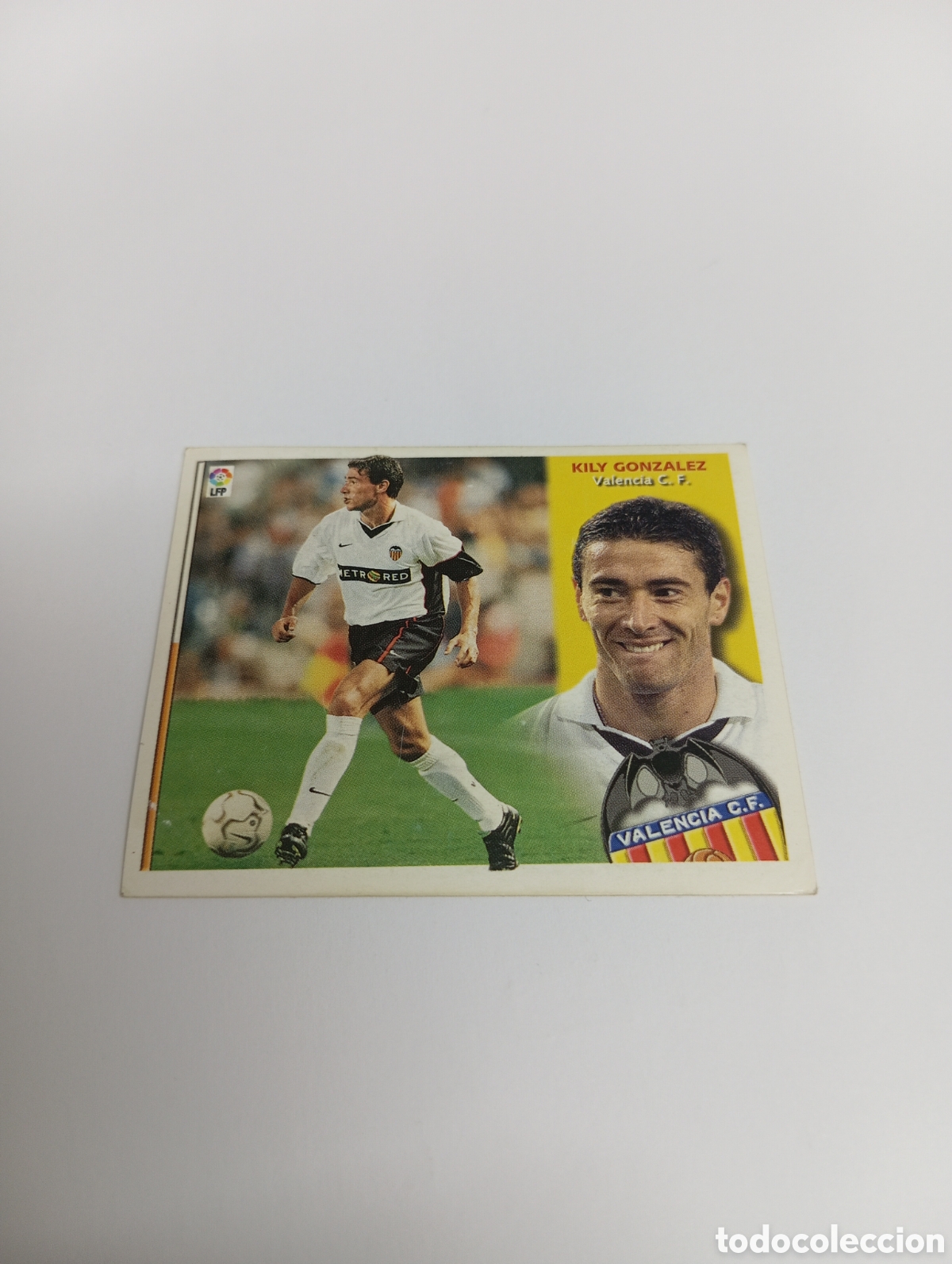 Cromos de F&uacute;tbol: KILY GONZ&Aacute;LEZ Valencia LIGA ESTE 2002 2003 PANINI 02 03