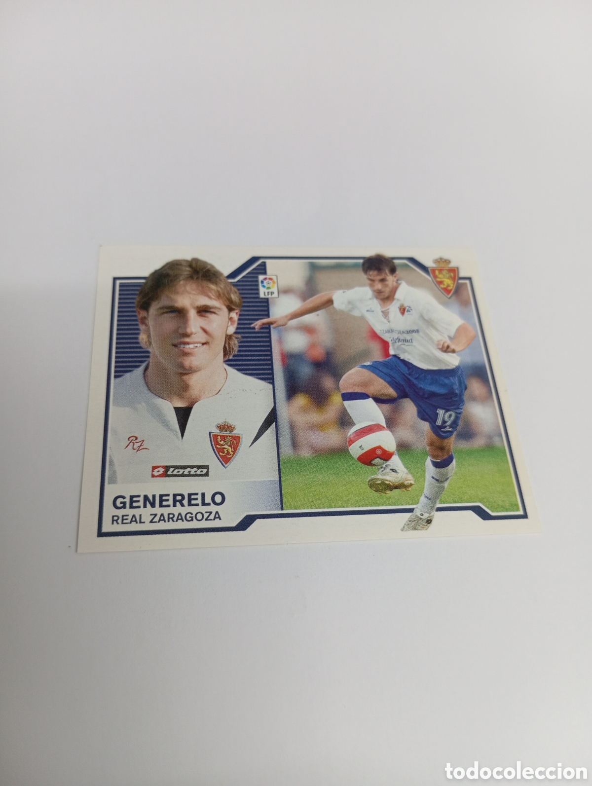 Cromos de F&uacute;tbol: GENERELO COLOCA Zaragoza Liga Este 2007 2008 PANINI 07 08
