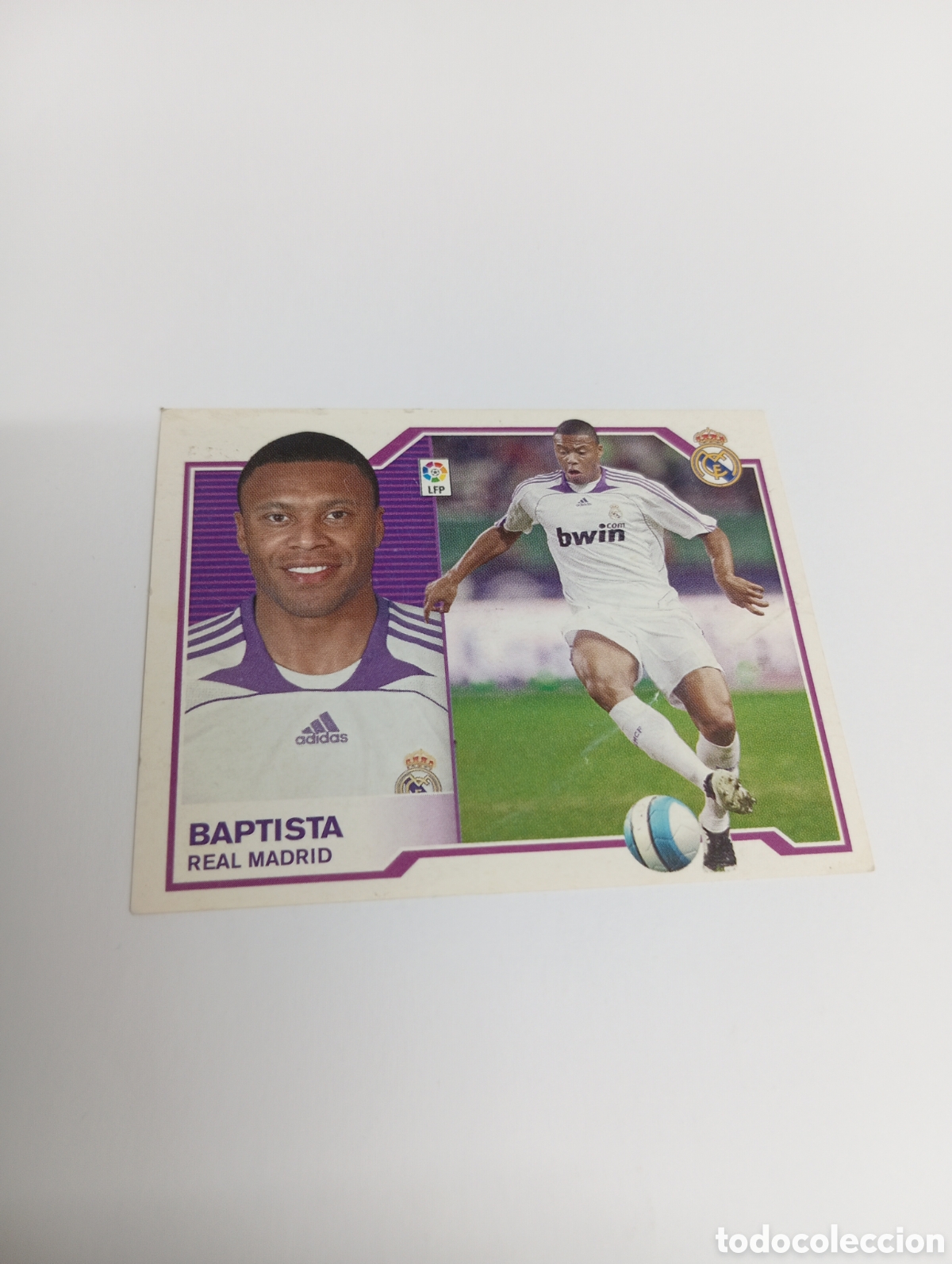 Cromos de F&uacute;tbol: BAPTISTA COLOCA Real Madrid Liga Este 2007 2008 PANINI 07 08