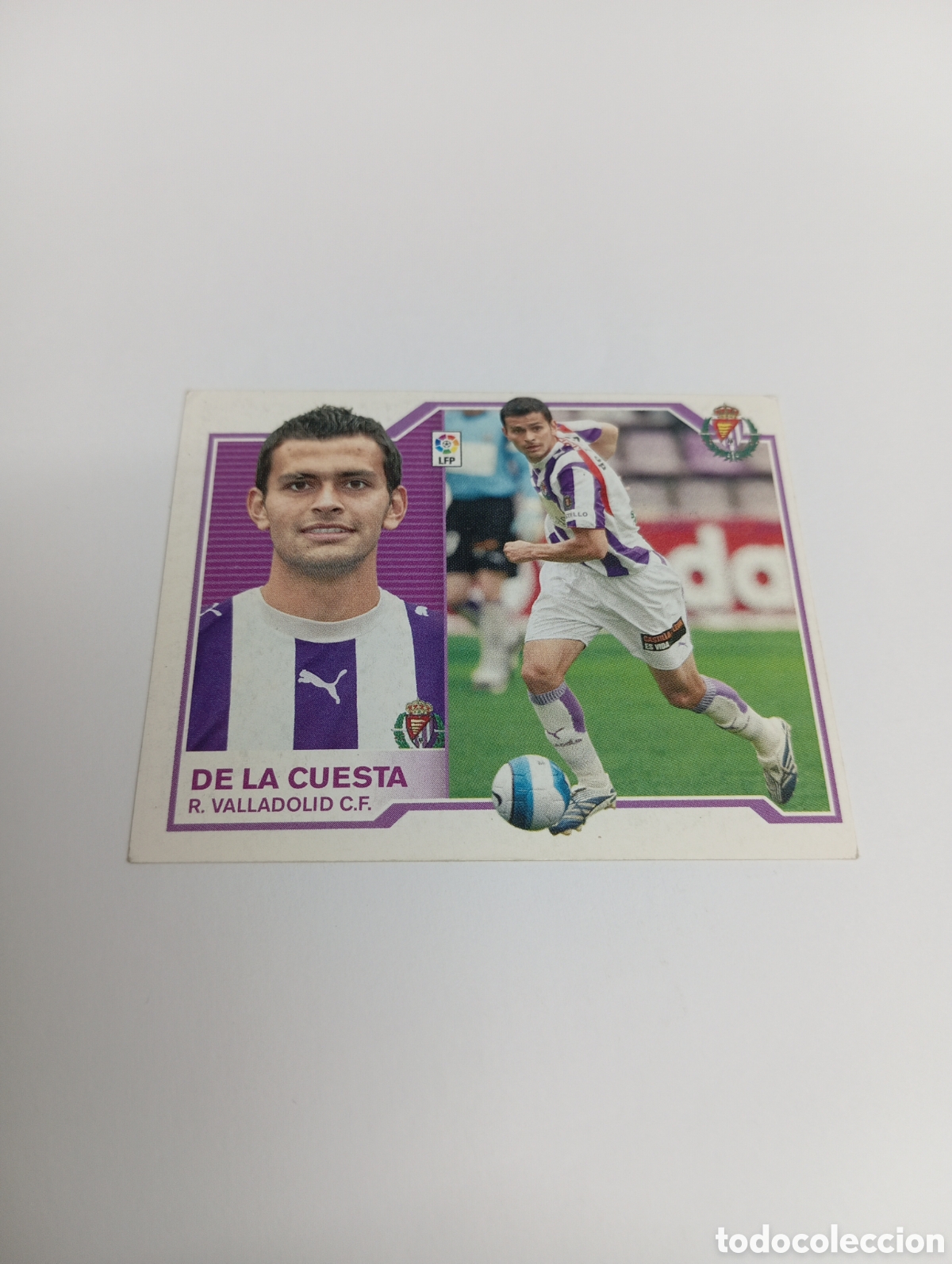 Cromos de F&uacute;tbol: De la Cuesta Valladolid Liga Este 2007 2008 PANINI 07 08