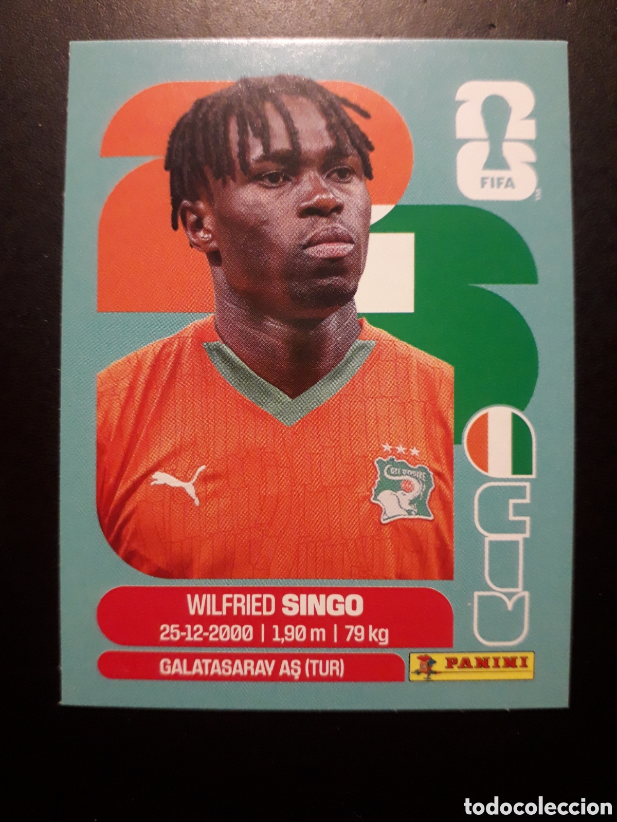 Cromos de F&uacute;tbol: SINGO COSTA DE MARFIL CIV 4 MUNDIAL F&Uacute;TBOL 2026 FIFA WORLD CUP PANINI SIN PEGAR PEDIDO M&Iacute;NIMO 3&euro;