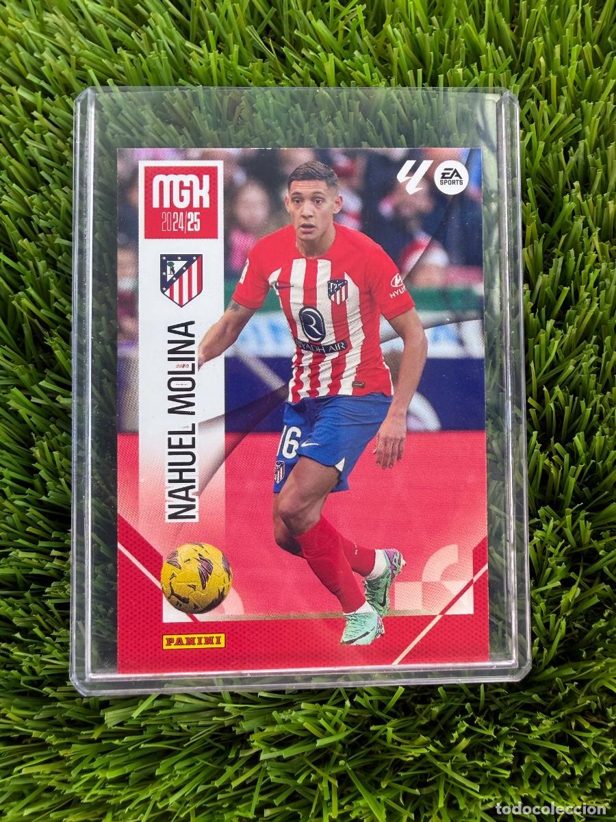 Cromos de F&uacute;tbol: N&ordm; 58 Nahuel Molina Atl&eacute;tico de Madrid Megacracks 24 25