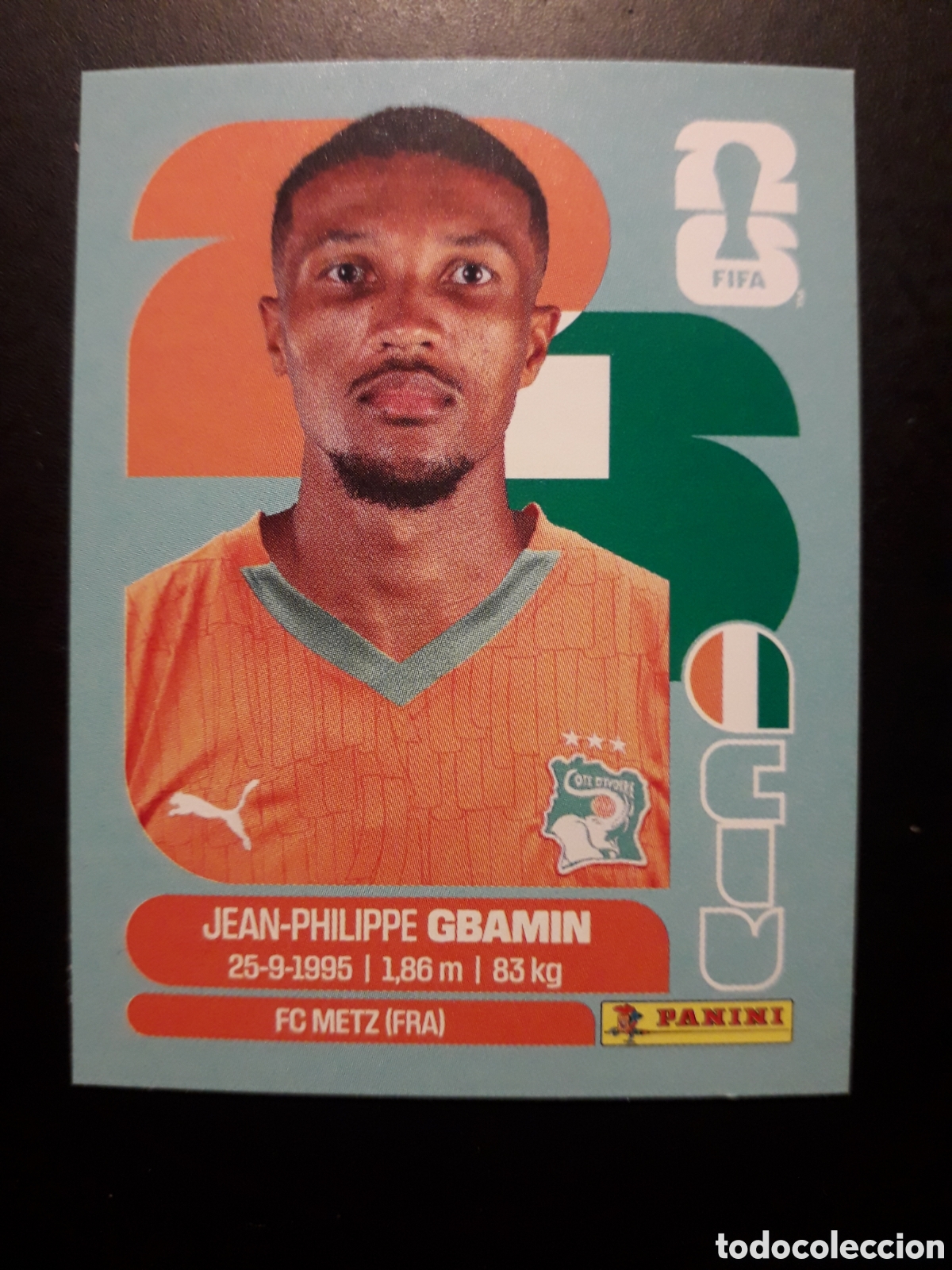 Cromos de F&uacute;tbol: GBAMIN COSTA DE MARFIL CIV 14 MUNDIAL F&Uacute;TBOL 2026 FIFA WORLD CUP PANINI SIN PEGAR PEDIDO M&Iacute;NIMO 3&euro;.