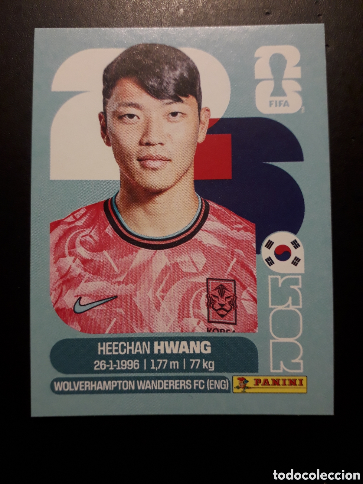 Cromos de F&uacute;tbol: HWANG COREA DEL SUR KOR 19 MUNDIAL F&Uacute;TBOL 2026 FIFA WORLD CUP PANINI SIN PEGAR PEDIDO M&Iacute;NIMO 3&euro;