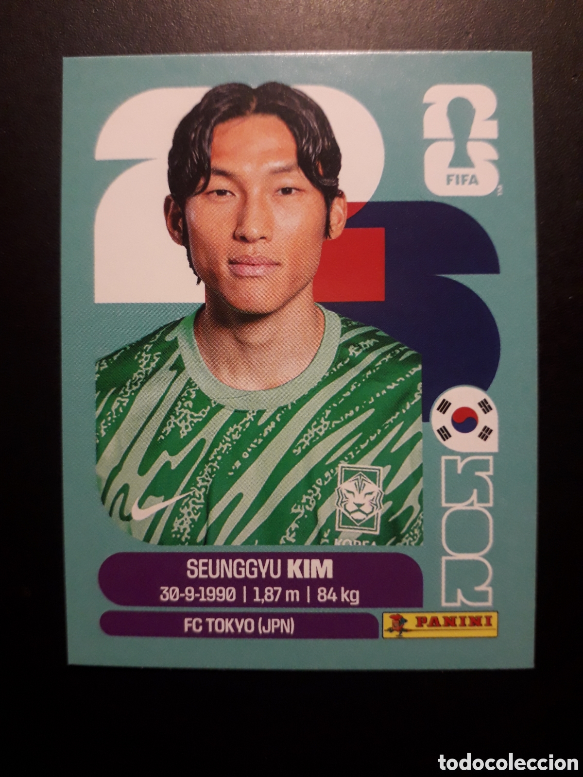 Cromos de F&uacute;tbol: SEUNGGYU KIM COREA DEL SUR KOR 3 MUNDIAL F&Uacute;TBOL 2026 FIFA WORLD CUP PANINI SIN PEG PEDIDO M&Iacute;NIMO 3&euro;