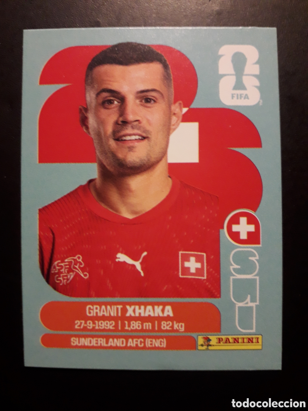 Cromos de F&uacute;tbol: XHAKA SUIZA SUI 9 MUNDIAL F&Uacute;TBOL 2026 FIFA WORLD CUP PANINI SIN PEGAR PEDIDO M&Iacute;NIMO 3&euro;.