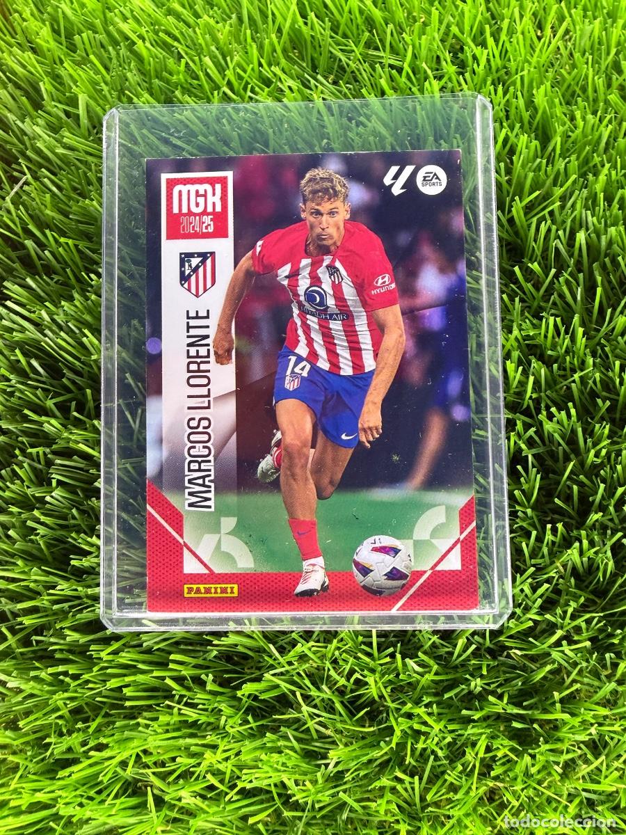 Cromos de F&uacute;tbol: N&ordm; 66 Marcos Llorente Atl&eacute;tico de Madrid Megacracks 24 25