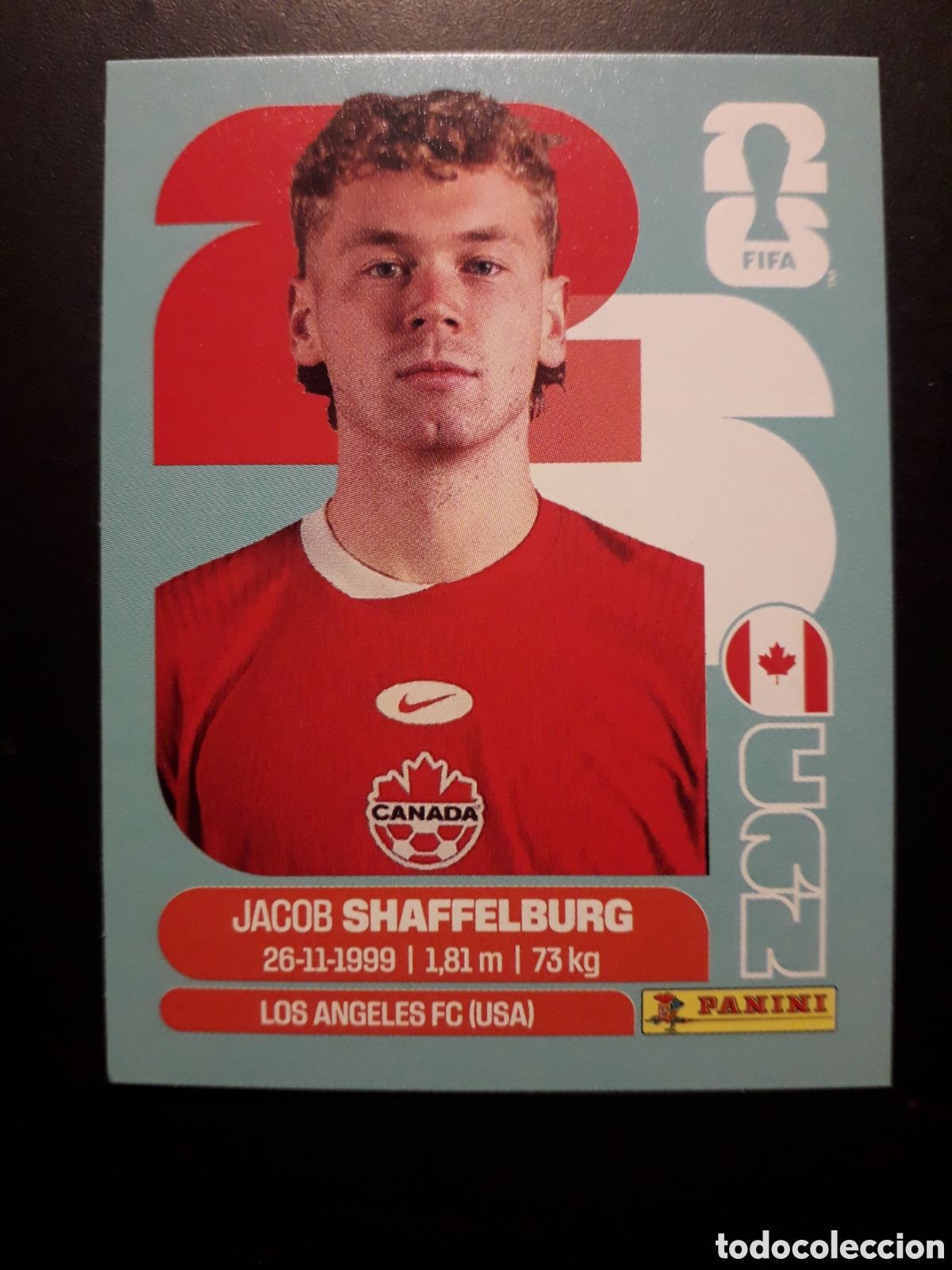 Cromos de F&uacute;tbol: SHAFFELBURG CANAD&Aacute; CAN 14 MUNDIAL F&Uacute;TBOL 2026 FIFA WORLD CUP PANINI SIN PEGAR PEDIDO M&Iacute;NIMO 3&euro;