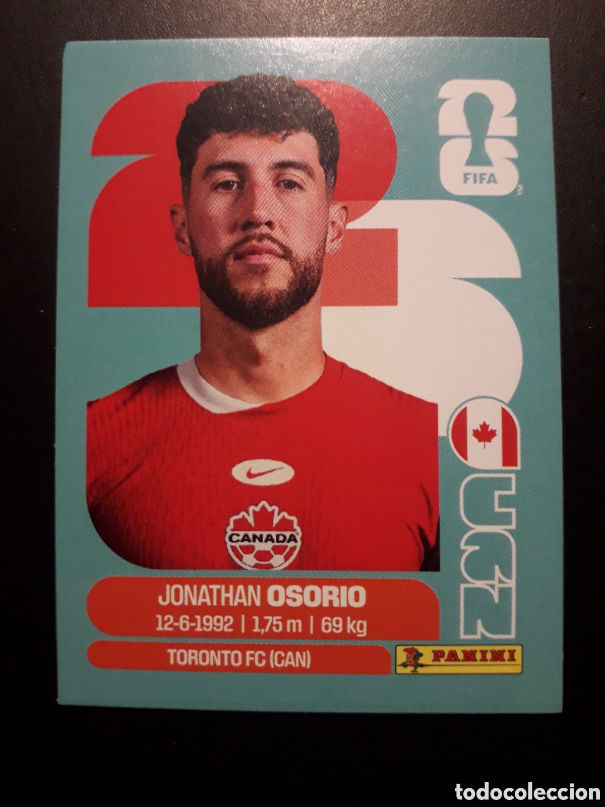 Cromos de F&uacute;tbol: OSORIO CANAD&Aacute; CAN 12 MUNDIAL F&Uacute;TBOL 2026 FIFA WORLD CUP PANINI SIN PEGAR PEDIDO M&Iacute;NIMO 3&euro;