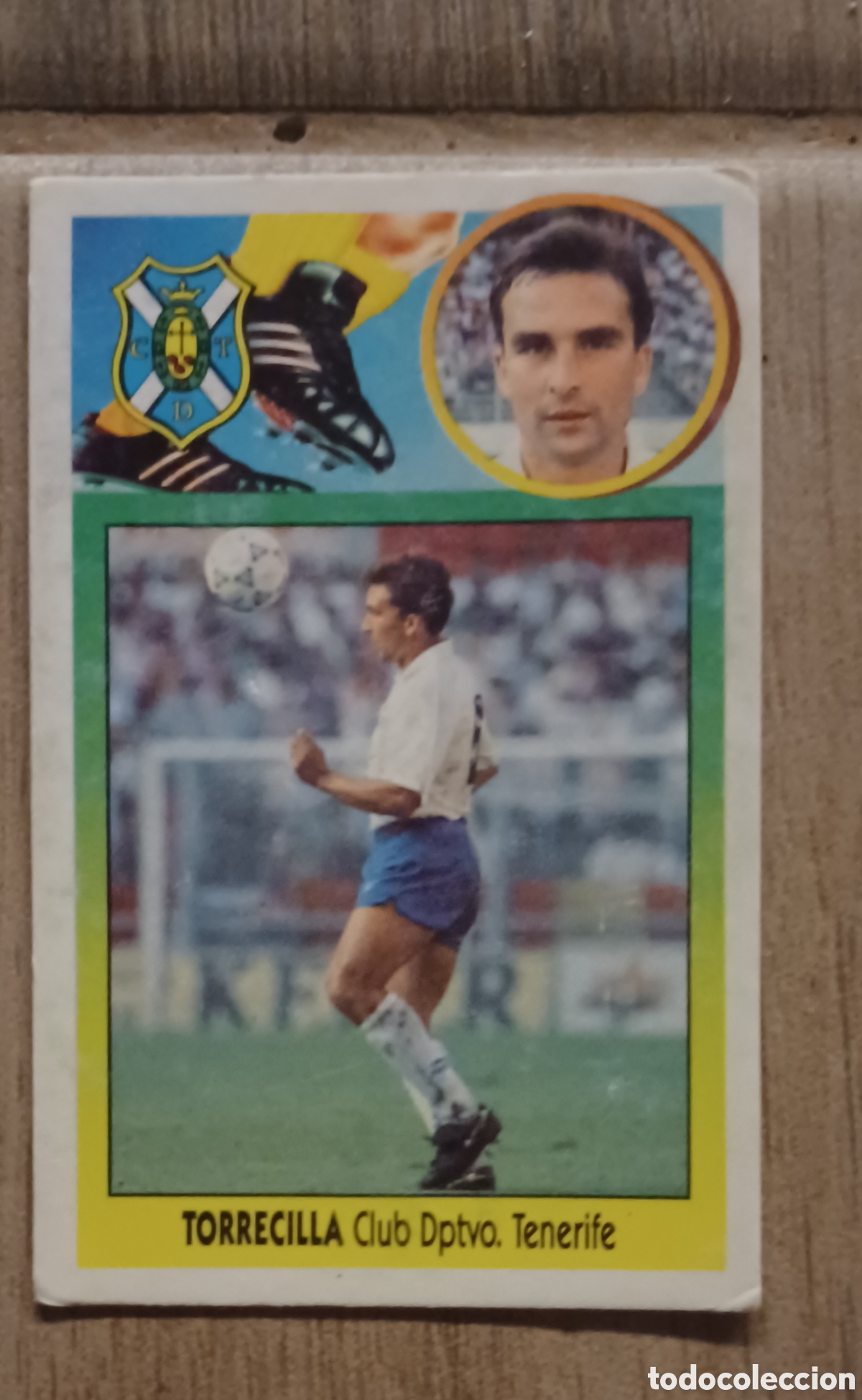 Cromos de F&uacute;tbol: CROMO TORRECILLA BAJA CD TENERIFE EDICIONES ESTE FUTBOL LIGA ESPA&Ntilde;A 93 94 CARTON NUNCA PEGADO