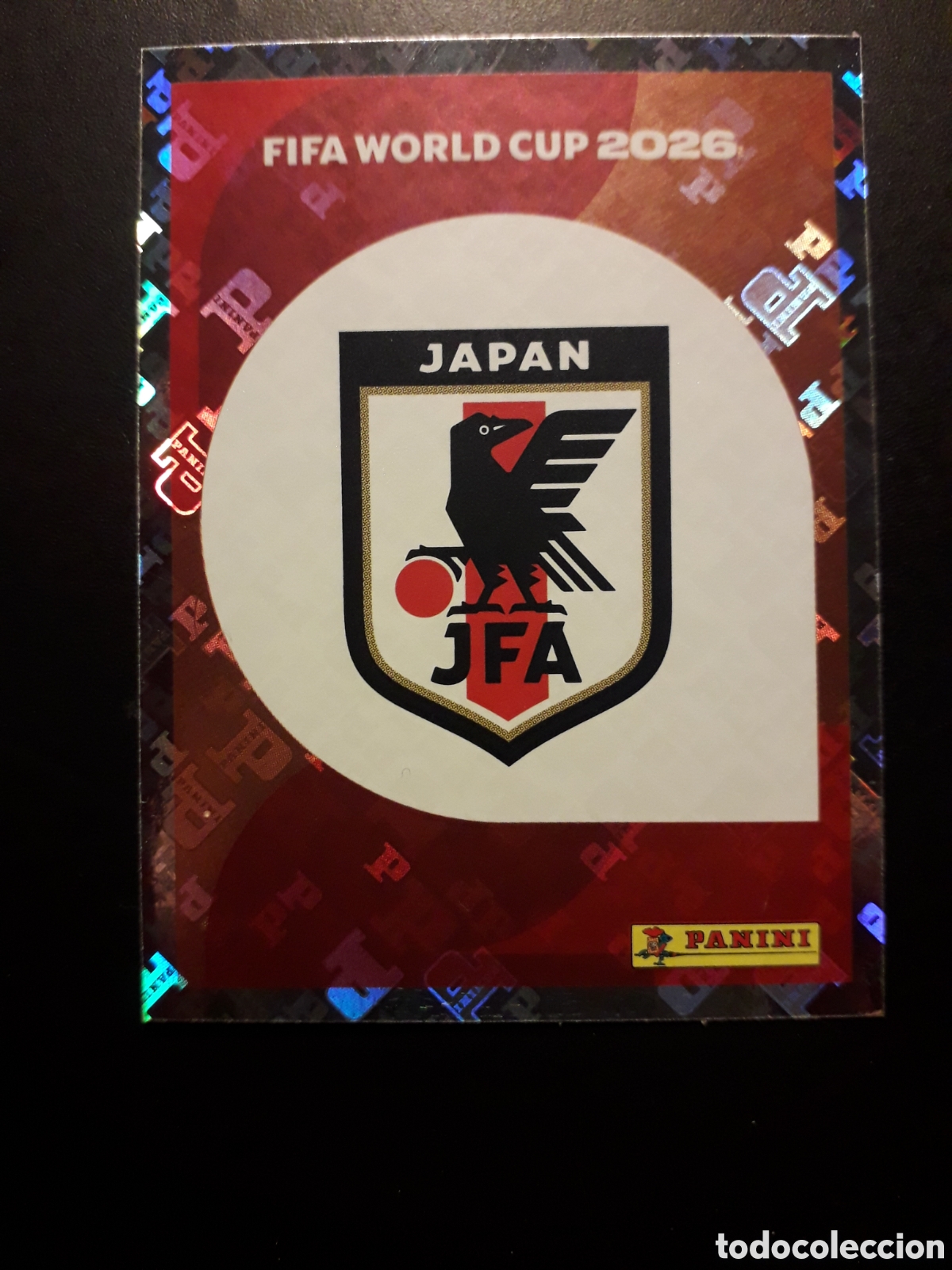 Cromos de F&uacute;tbol: ESCUDO JAP&Oacute;N JPN 1 MUNDIAL F&Uacute;TBOL 2026 FIFA WORLD CUP PANINI SIN PEGAR PEDIDO M&Iacute;NIMO 3&euro;