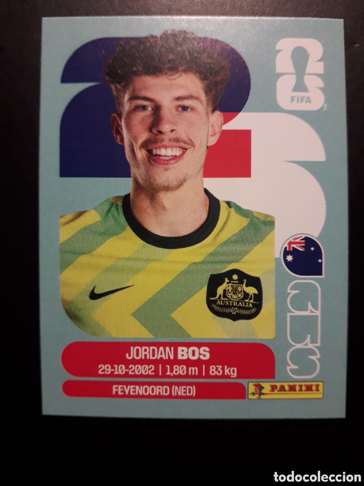 Cromos de F&uacute;tbol: BOS AUSTRALIA AUS 6 MUNDIAL F&Uacute;TBOL 2026 FIFA WORLD CUP PANINI SIN PEGAR PEDIDO M&Iacute;NIMO 3&euro;