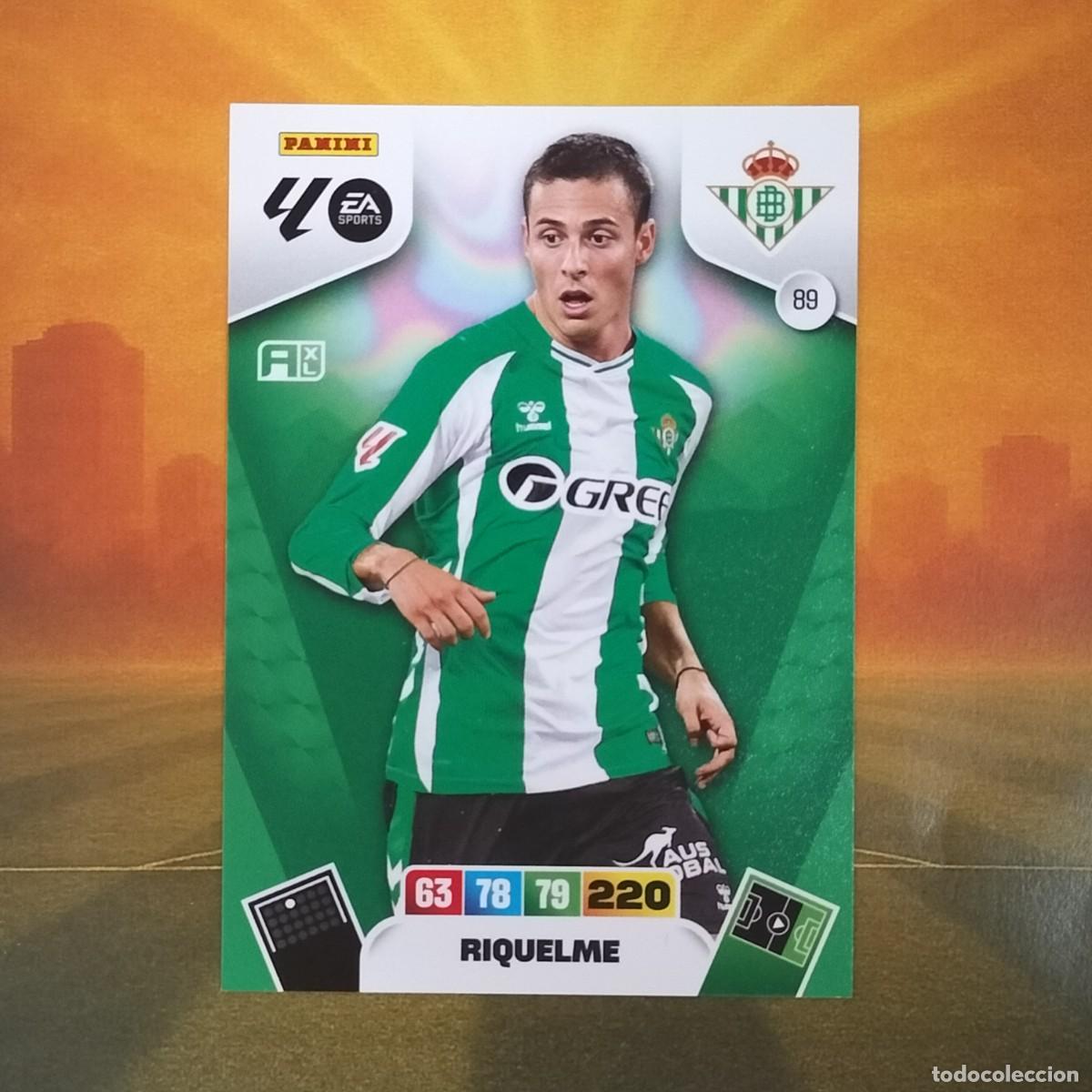 Cromos de F&uacute;tbol: #089 89 Riquelme | Real Betis | Adrenalyn XL LaLiga 2025 2026 Panini 25 26