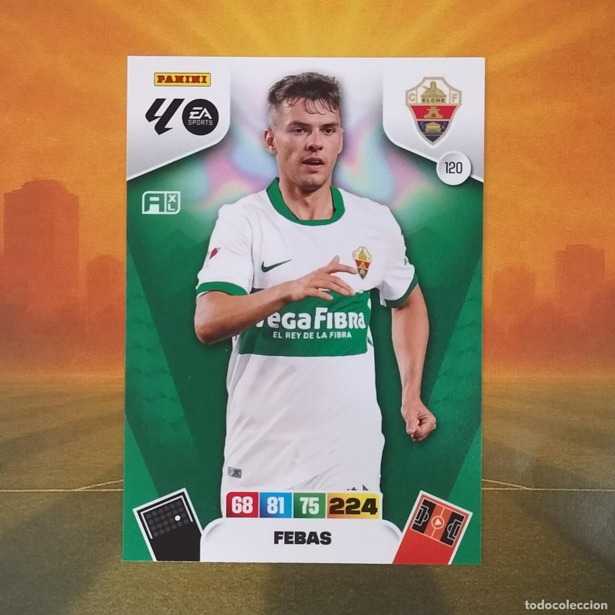 Cromos de F&uacute;tbol: #120 Febas | Elche CF | Adrenalyn XL LaLiga 2025 2026 Panini 25 26