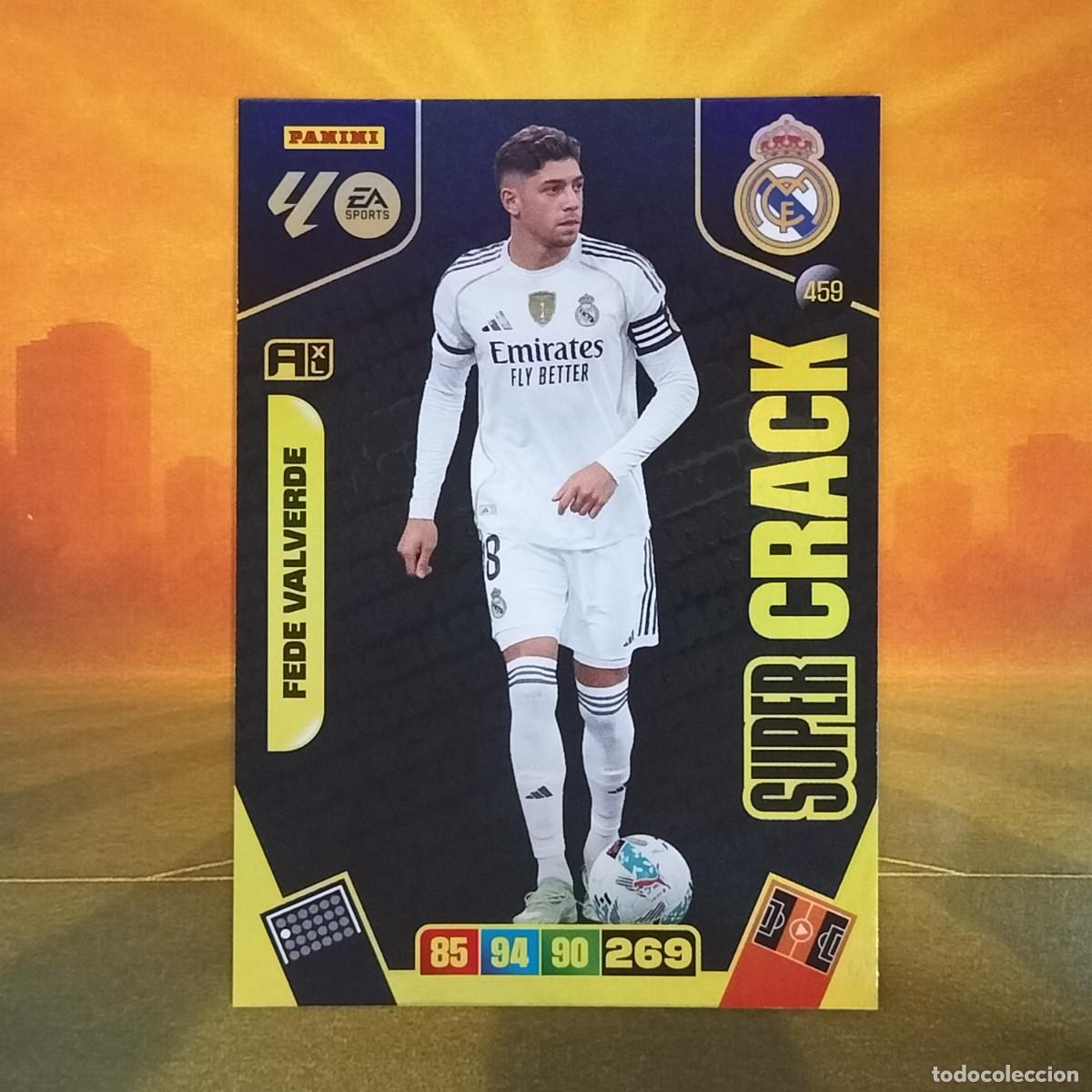 Cromos de F&uacute;tbol: #459 Fede Valverde | Real Madrid | Super Crack | Adrenalyn XL LaLiga 2025 2026 Panini
