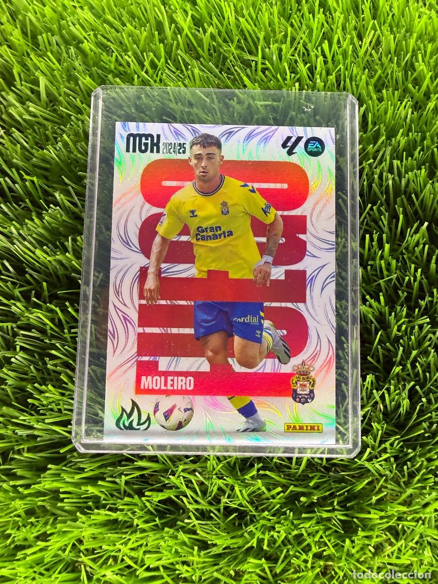 Cromos de F&uacute;tbol: N&ordm; 384 Moleiro Fuego UD Las Palmas Megacracks 24 25