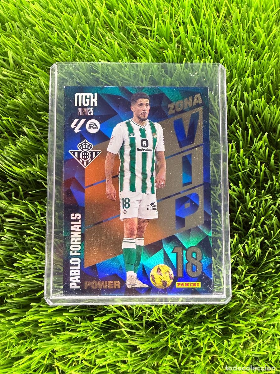 Cromos de F&uacute;tbol: N&ordm; 401P Pablo Fornals Zona Vip Power Real Betis Megacracks 24 25