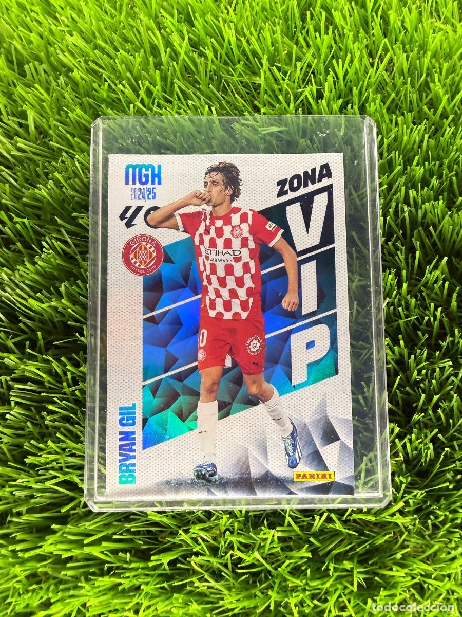 Cromos de F&uacute;tbol: N&ordm; 502 Bryan Gil Nuevo Zona Vip Girona FC Megacracks 24 25