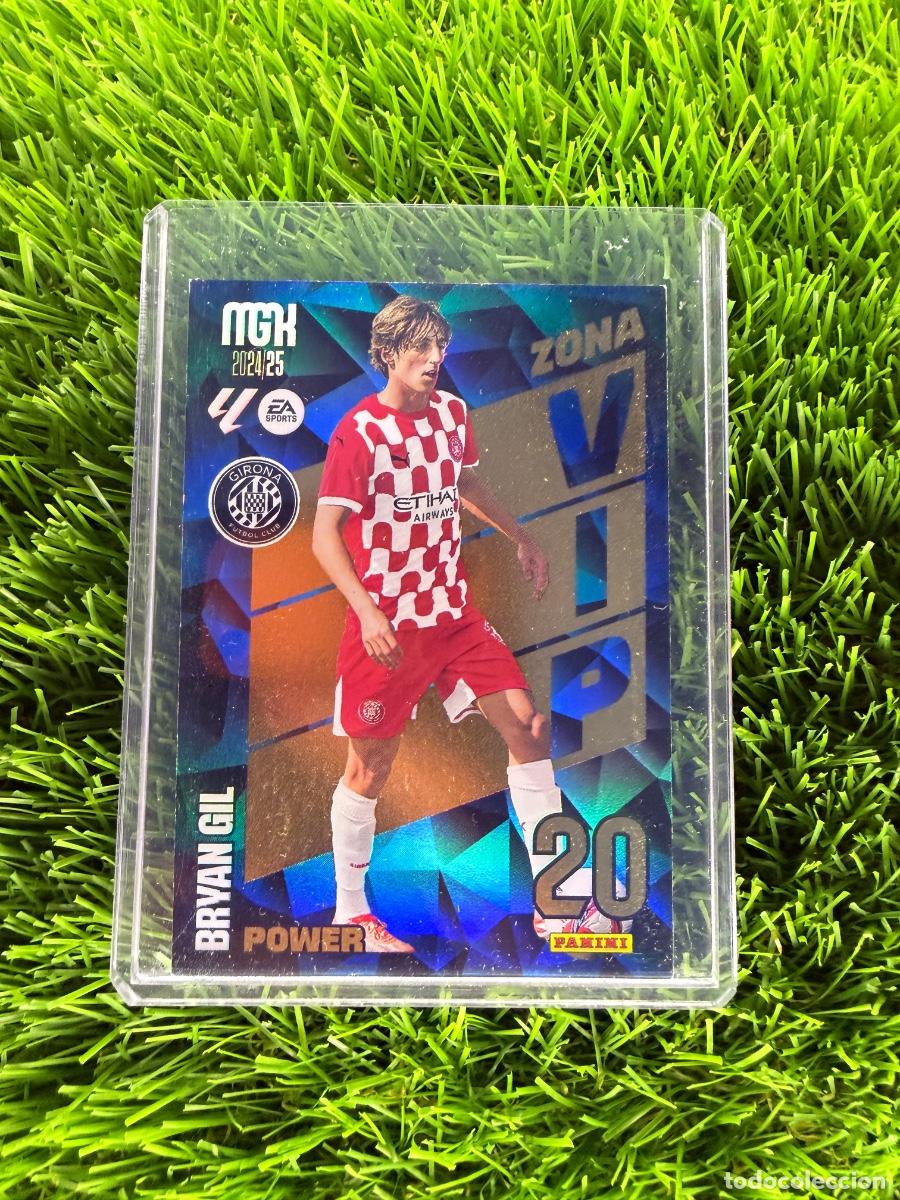 Cromos de F&uacute;tbol: N&ordm; P502 Bryan Gil Nuevo Zona Vip Power Girona FC Megacracks 24 25