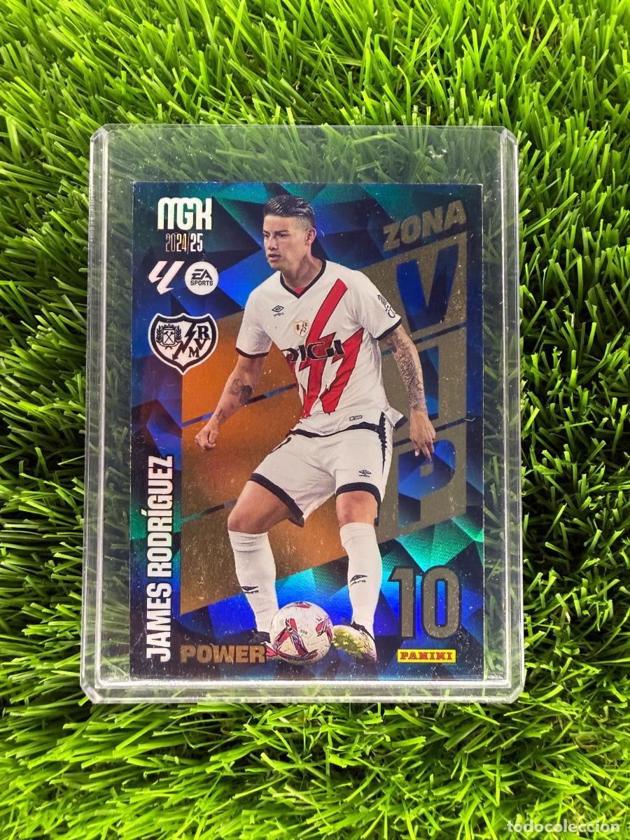 Cromos de F&uacute;tbol: N&ordm; P504 James Rodr&iacute;guez Nuevo Zona Vip Power Rayo Vallecano Megacracks 24 25