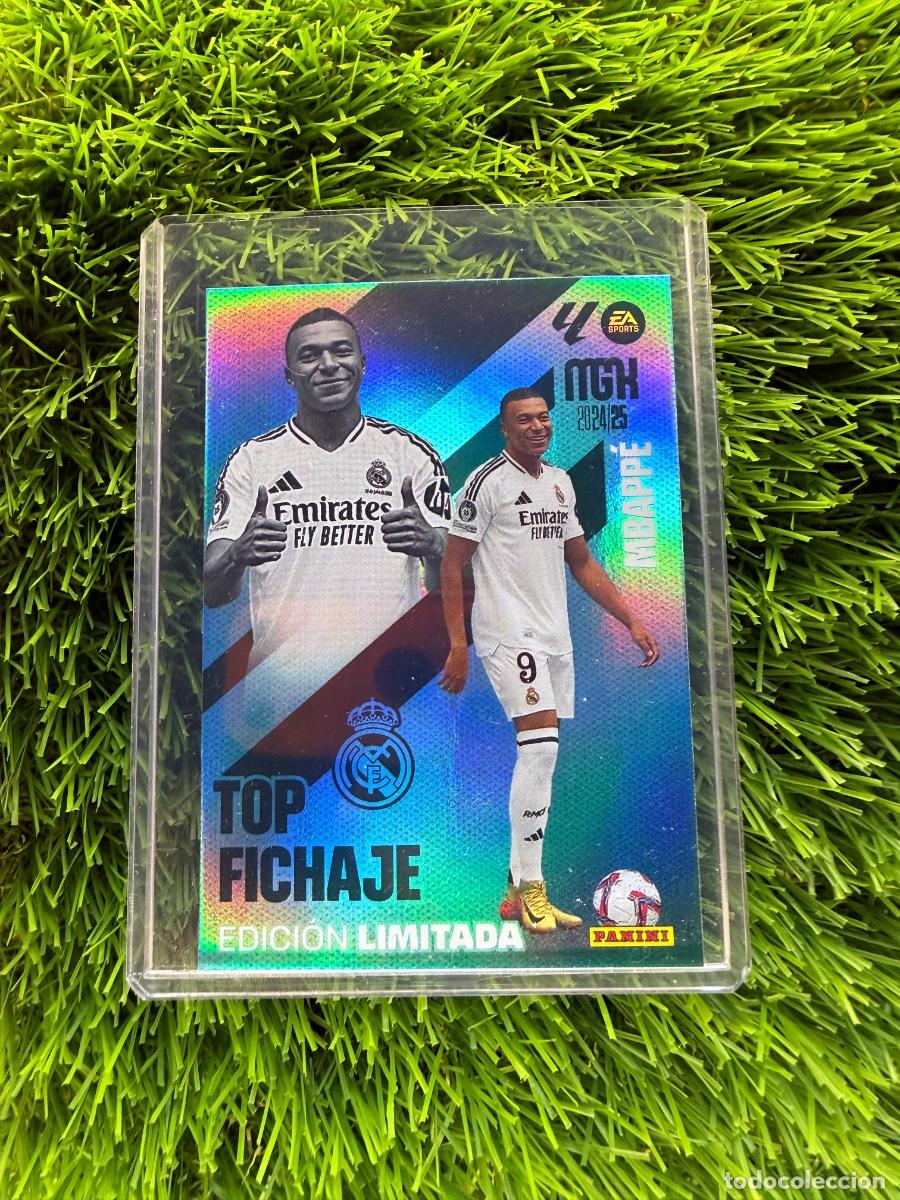 Cromos de F&uacute;tbol: Mbapp&eacute; Edici&oacute;n Limitada Real Madrid CF Megacracks 24 25