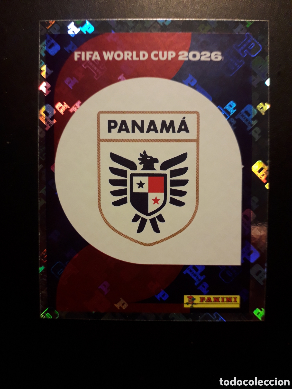Cromos de F&uacute;tbol: ESCUDO PANAM&Aacute; PAN 1 MUNDIAL F&Uacute;TBOL 2026 FIFA WORLD CUP PANINI SIN PEGAR PEDIDO M&Iacute;NIMO 3&euro;