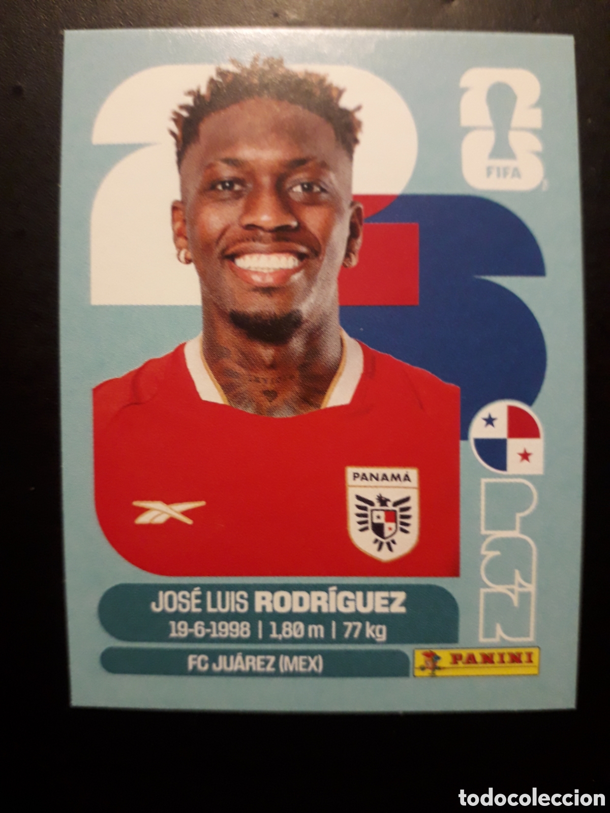 Cromos de F&uacute;tbol: RODR&Iacute;GUEZ PANAM&Aacute; PAN 19 MUNDIAL F&Uacute;TBOL 2026 FIFA WORLD CUP PANINI SIN PEGAR PEDIDO M&Iacute;NIMO 3&euro;