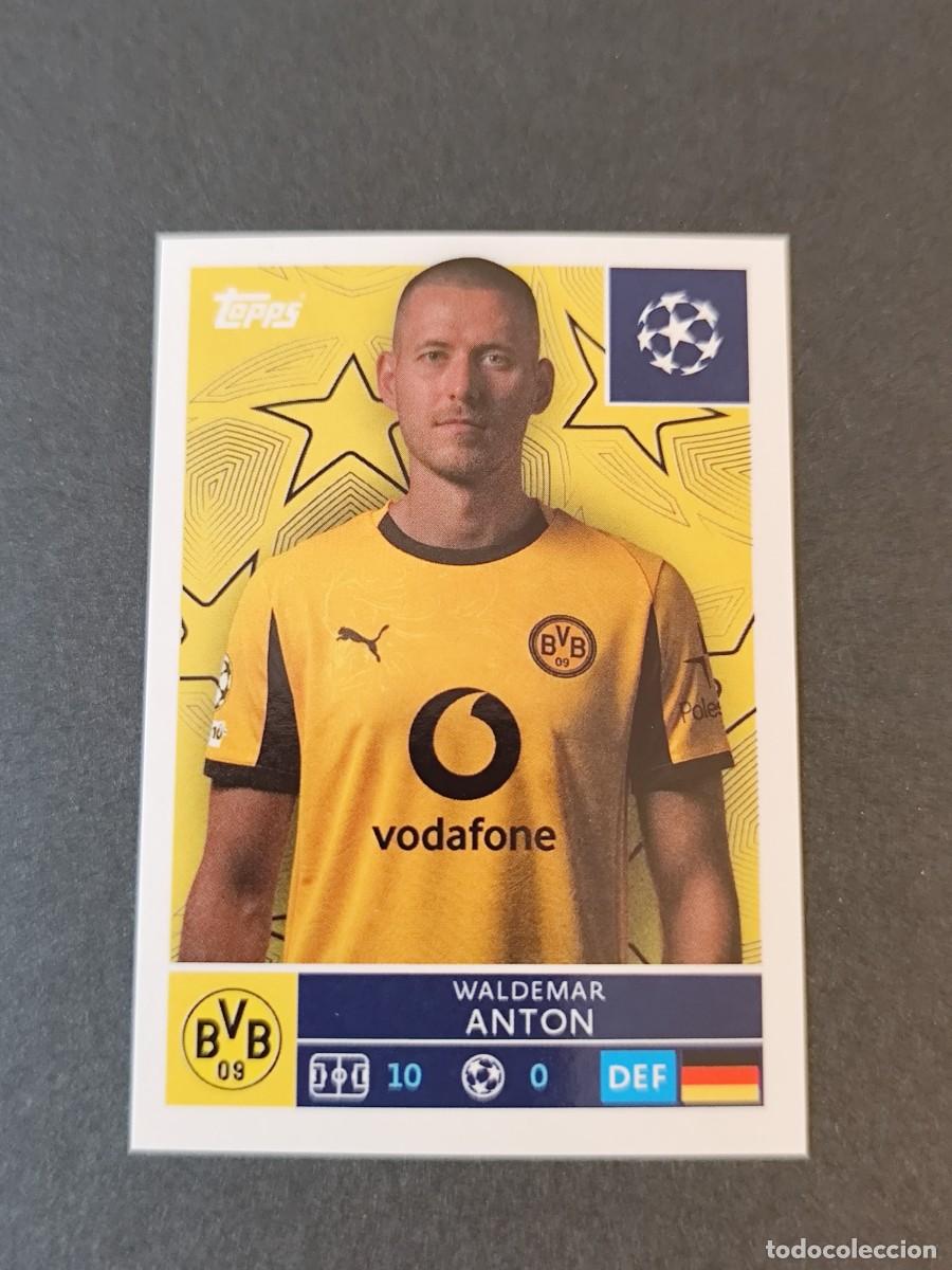 Cromos de F&uacute;tbol: 148 WALDEMAR ANTON BORUSSIA DORTMUND STICKER CHAMPIONS LEAGUE 2025 2026 25 26 TOPPS