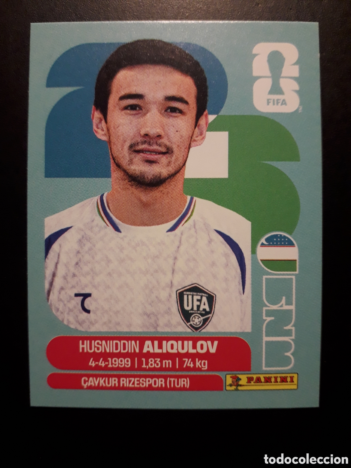 Cromos de F&uacute;tbol: ALIQULOV UZBEKISTAN UZB 6 MUNDIAL F&Uacute;TBOL 2026 FIFA WORLD CUP PANINI SIN PEGAR PEDIDO M&Iacute;NIMO 3&euro;